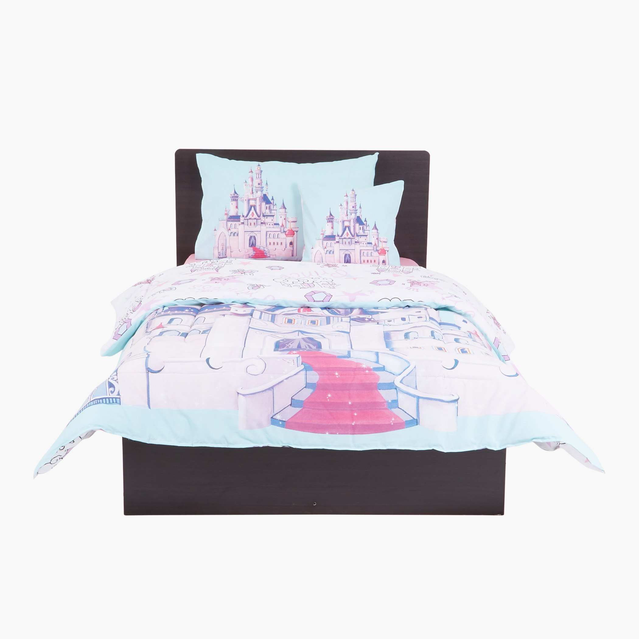 طقم لحاف 4 قطع بطبعات قلعة - 220x160 سم-hbxhomeware-hbxkidsandyouth-image-1