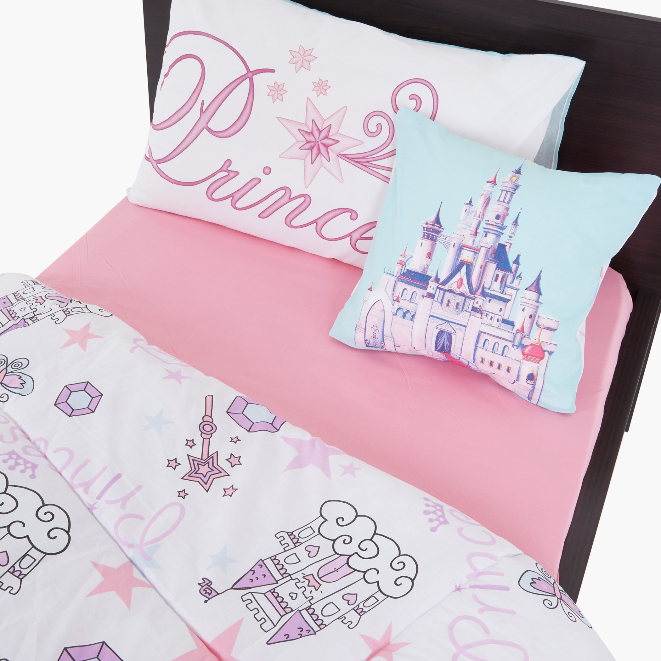 طقم لحاف 4 قطع بطبعات قلعة - 220x160 سم-hbxhomeware-hbxkidsandyouth-image-2
