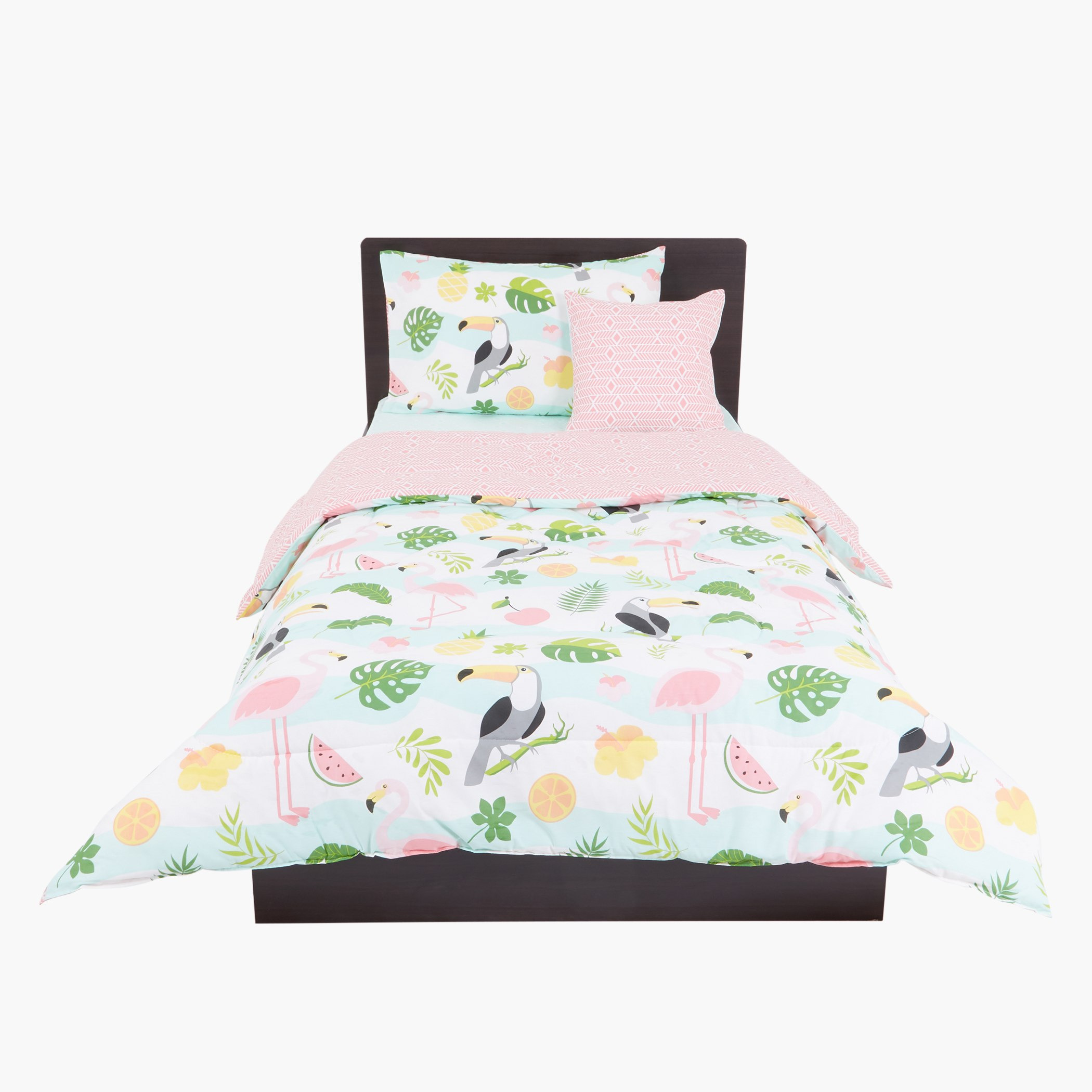 Printed 4-Piece Comforter Set - 220x160 cm-hbxhomeware-hbxkidsandyouth-image-1