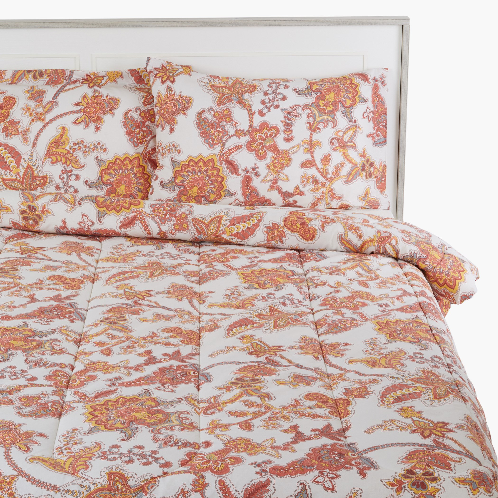 طقم لحاف 3 قطع مزدوج بطبعات من نوماديك  - 160x220 سم-hbxkidsandyouth-beddingandfurnishings-comfortersets-image-1