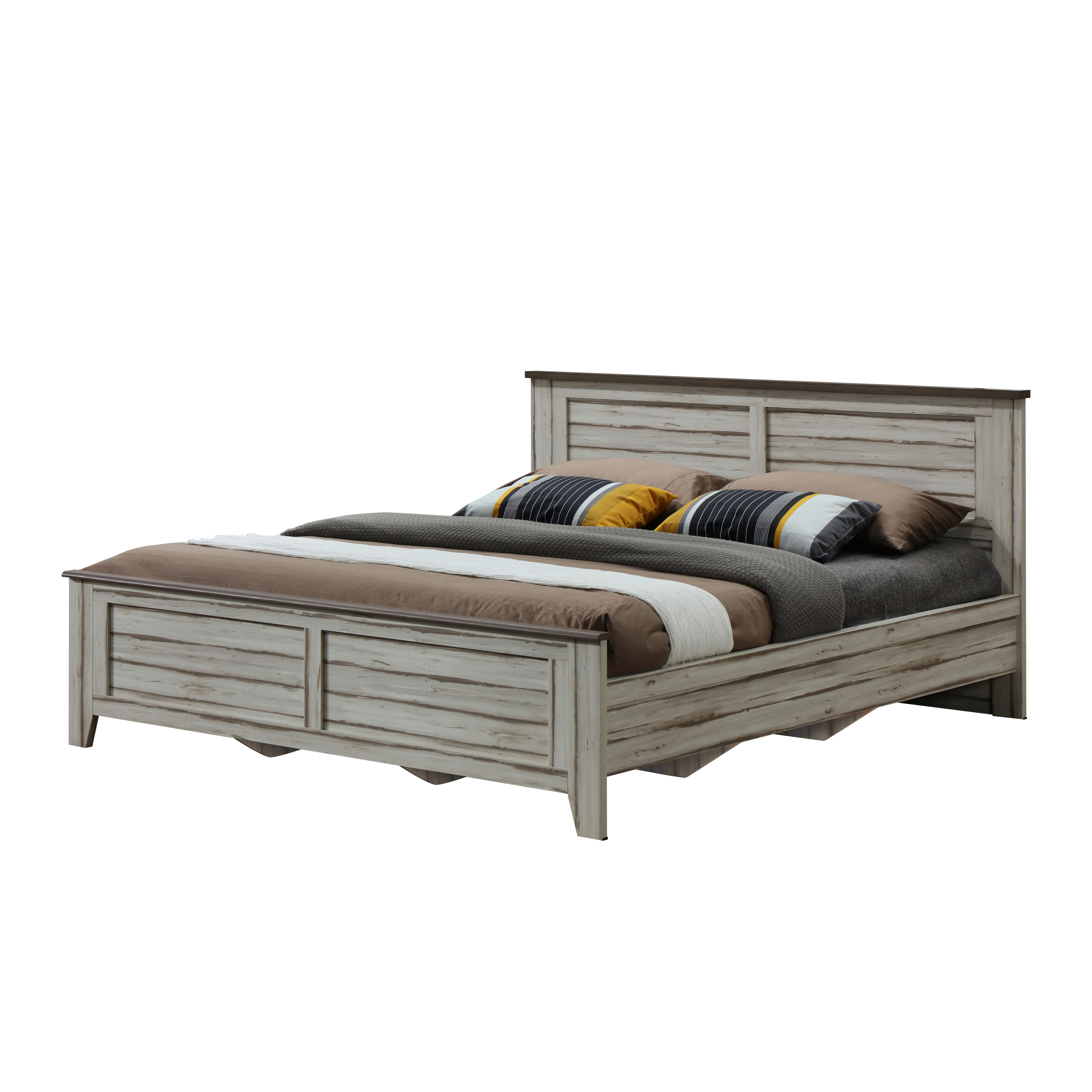 طقم غرفة نوم كينج 5 قطع من سورينتو - 180x200 سم-hbxbedroom-bedsandbedsets-bedroomsets-king-image-3