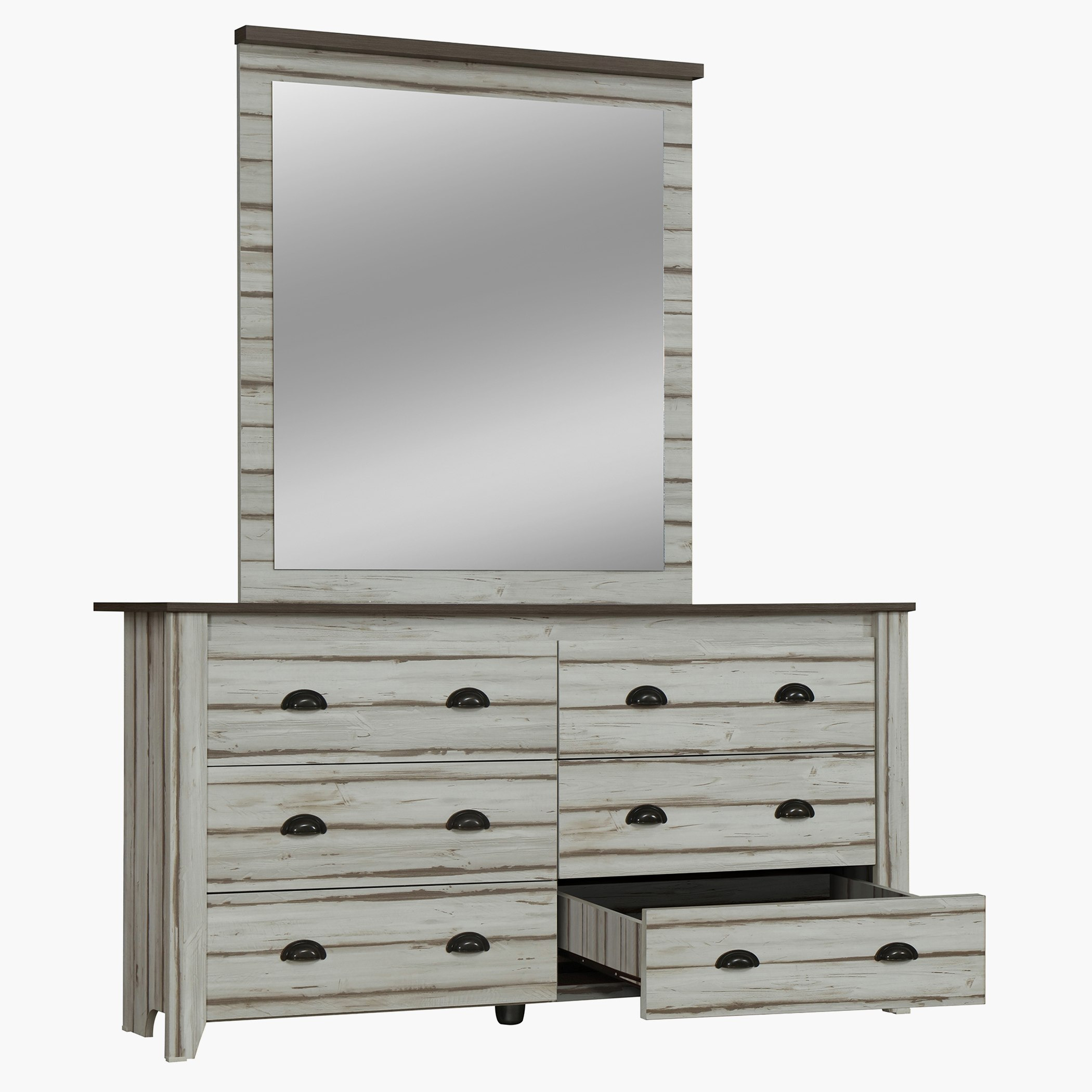 طقم غرفة نوم كينج 5 قطع من سورينتو - 180x200 سم-hbxbedroom-bedsandbedsets-bedroomsets-king-image-8