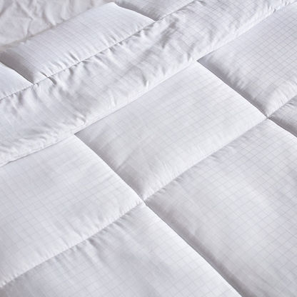 Checked 3-Piece Twin Comforter Set - 160x220 cm