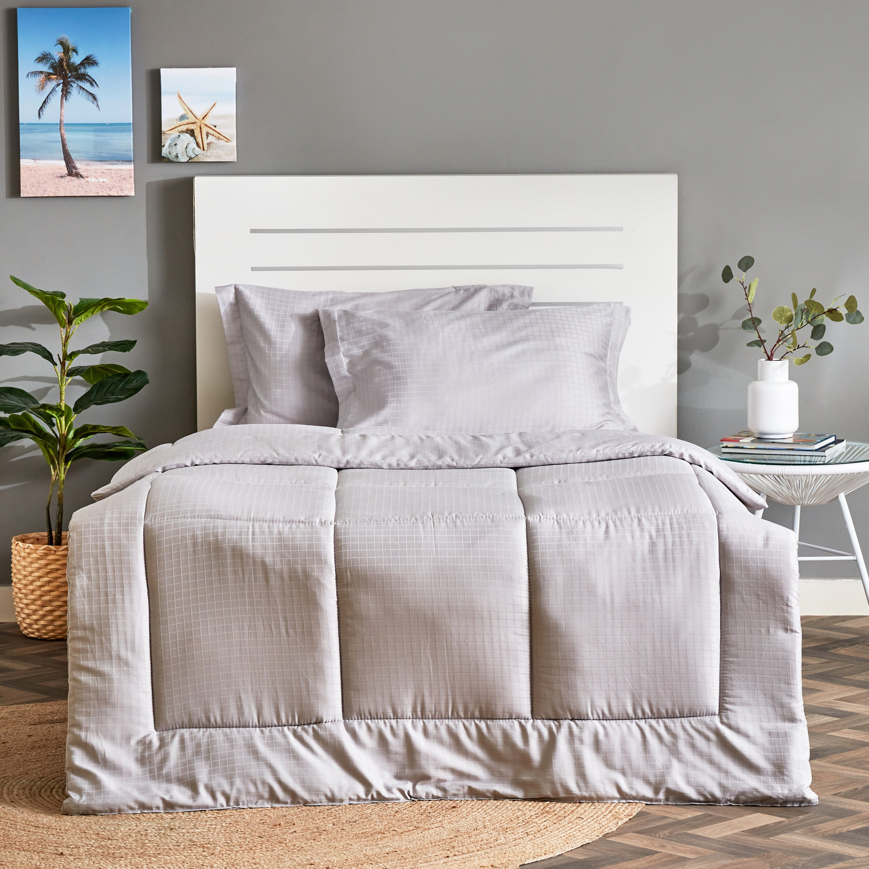 Cambridge Checked 3-Piece Twin Comforter Set - 160x220 cm-PROMO_HB_AE_B1G1_250925-image-2