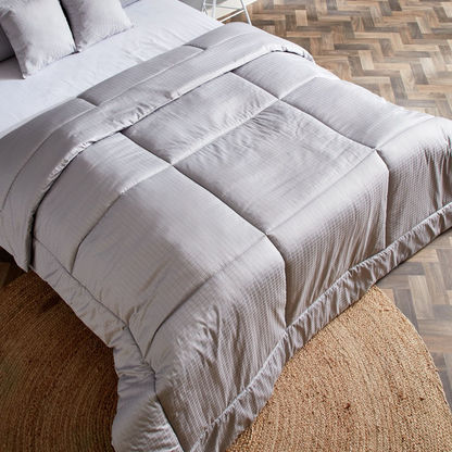 Checked 5-Piece King Comforter Set - 220x240 cms