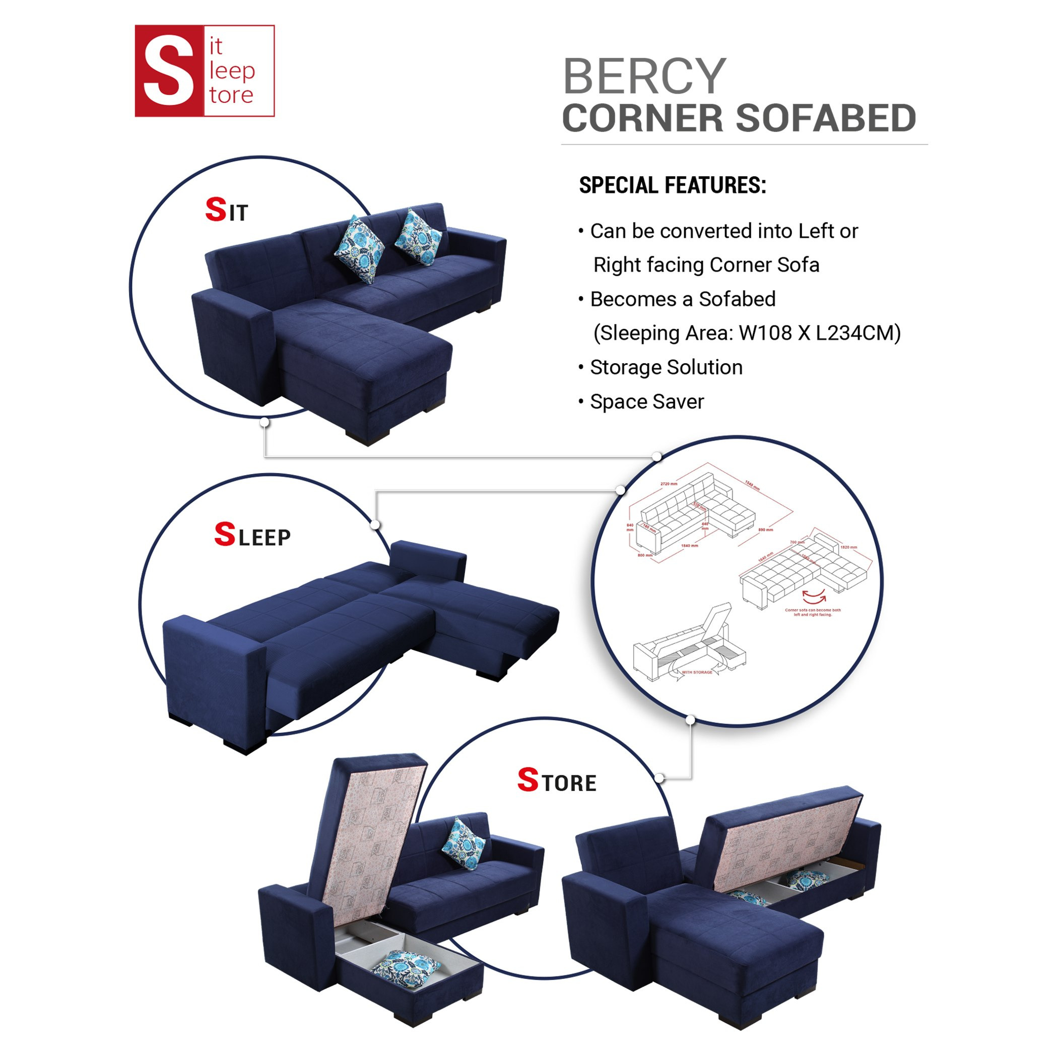كنبة سرير ركنيّة مخمليّة 3 مقاعد مع وسائد من بيرسي-hbxfurniture-livingroom-sofasandsofasets-image-12