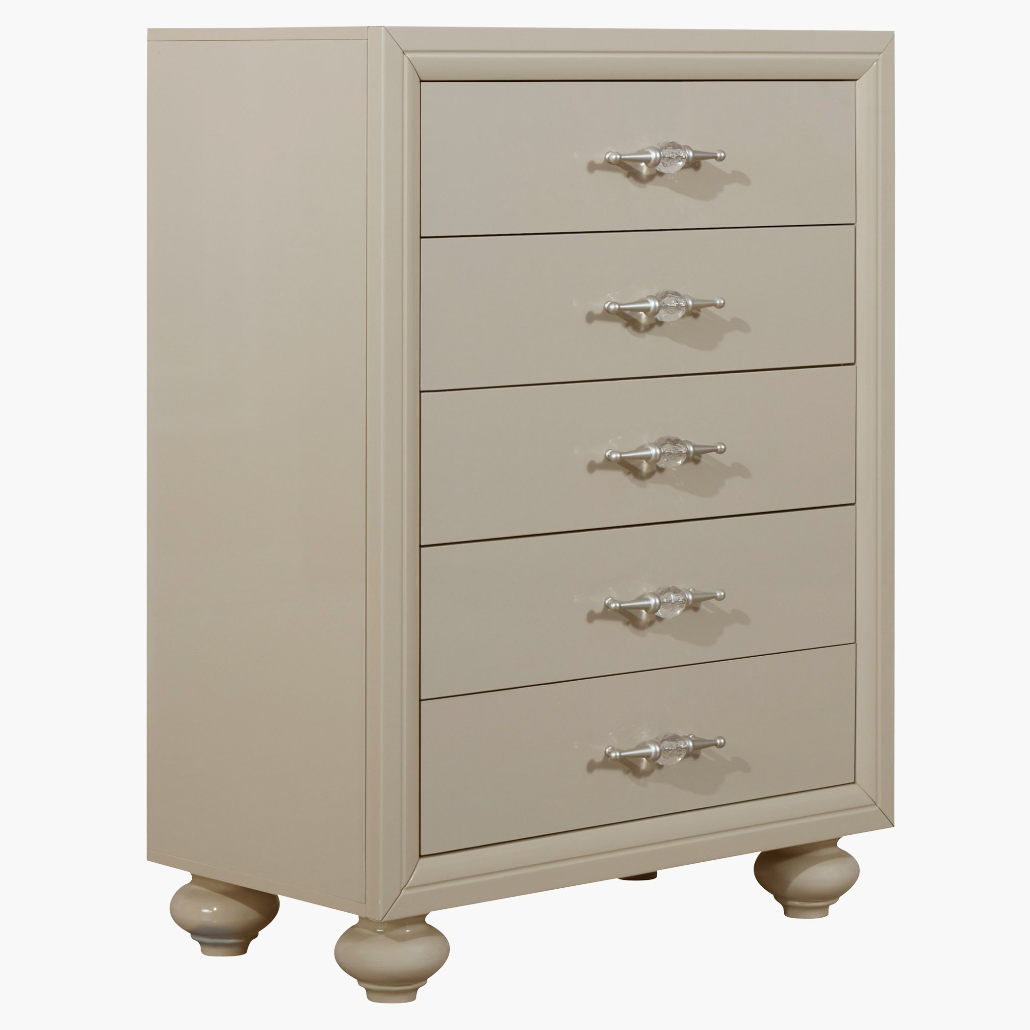 وحدة أدراج بـ5 أدراج هارفيست طلاء عالي اللمعان-hbxfurniture-dressersandchests-chestofdrawers-image-1