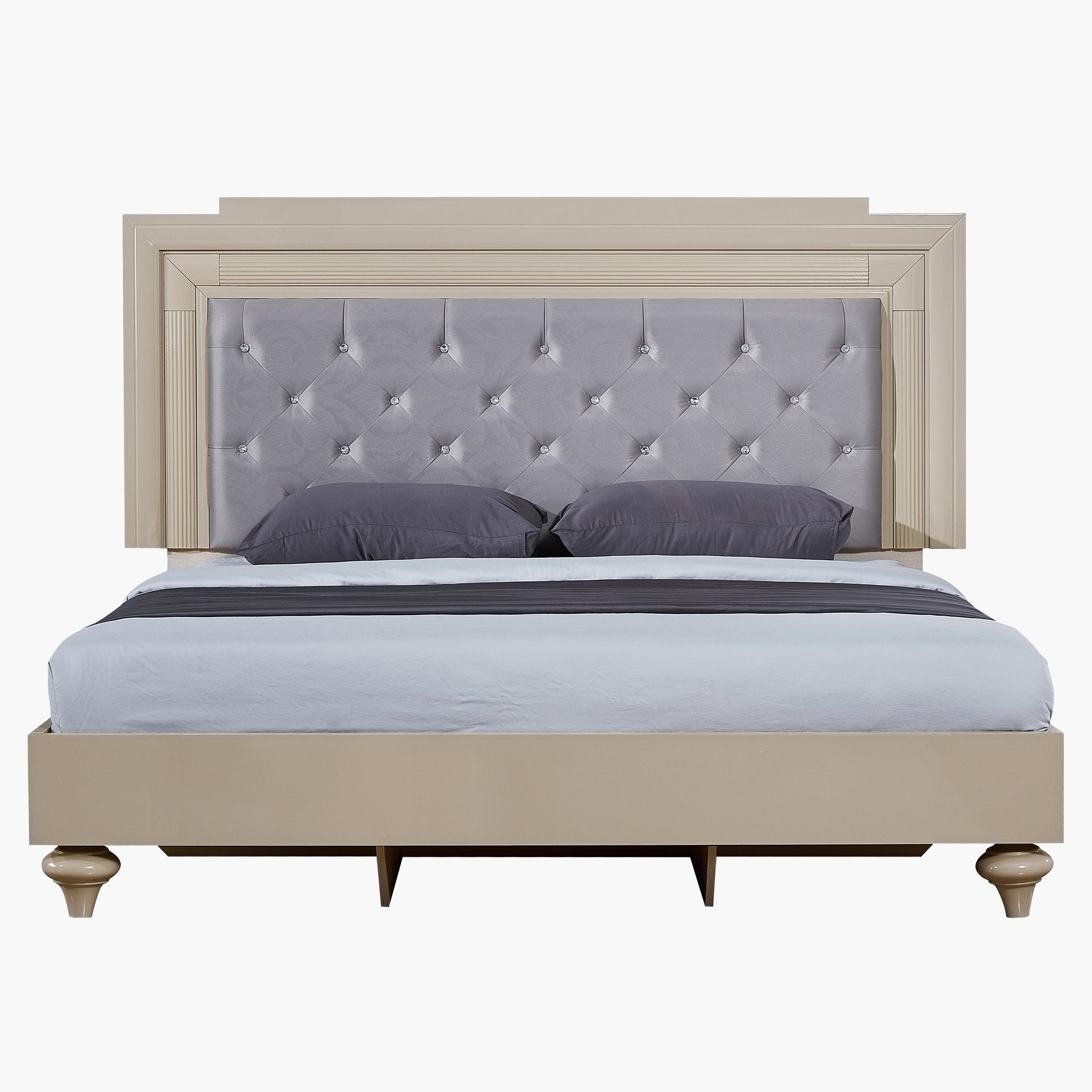 Harvest High Gloss 6-Piece King Bedroom Set - 180x200 cm-hbxbedroom-bedsandbedsets-bedroomsets-king-image-6