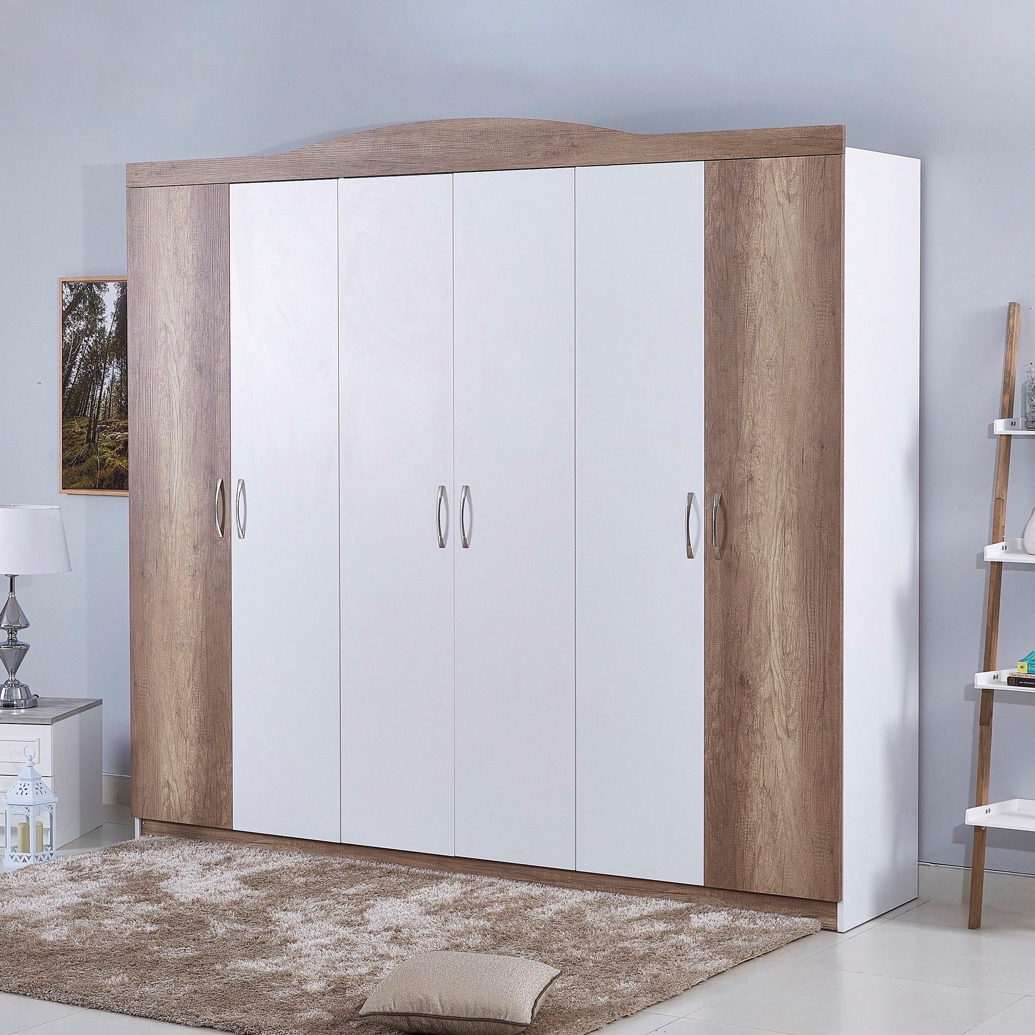 خزانة ملابس 6 أبواب - كامرون من موڤو -hbxfurniture-wardrobes-image-1