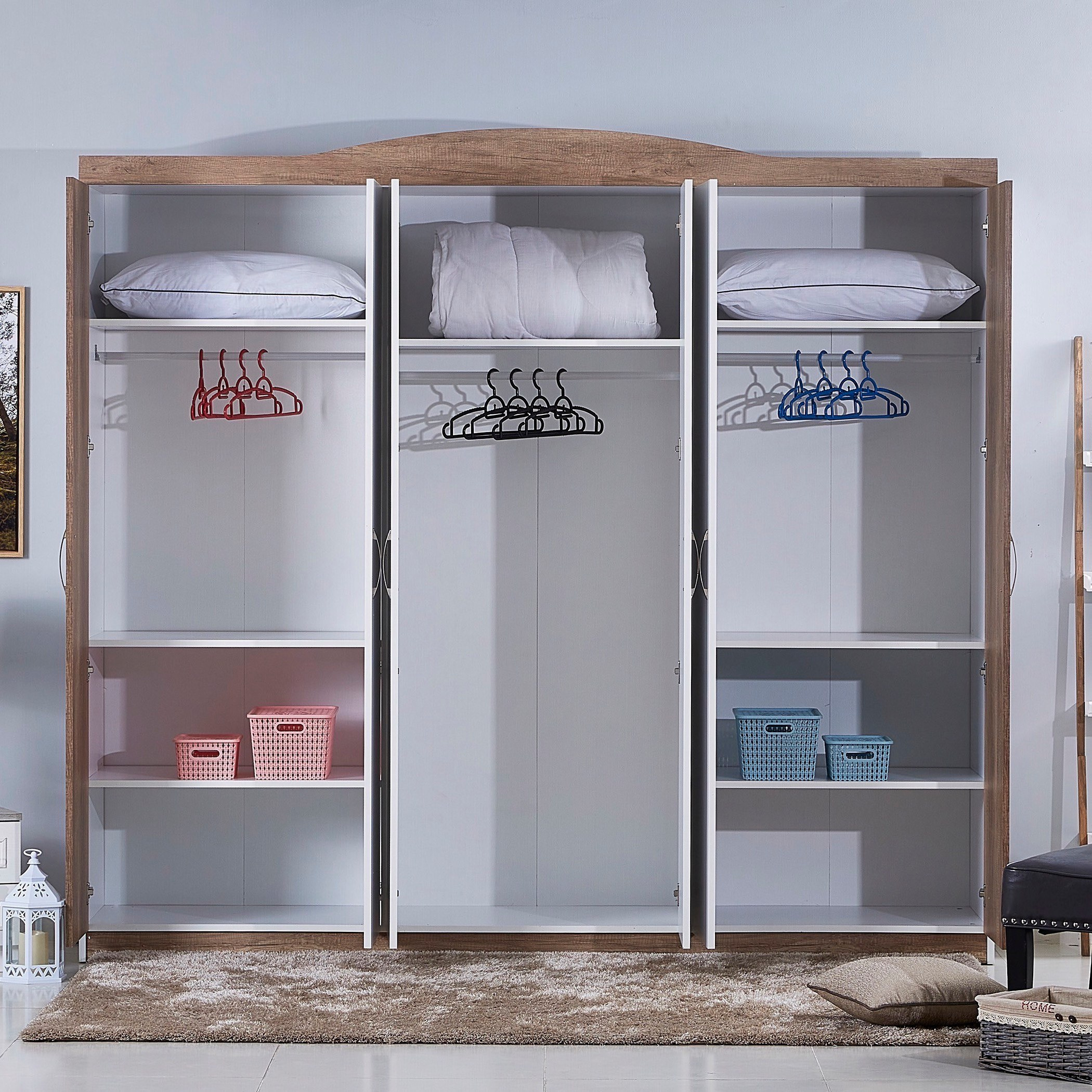 خزانة ملابس 6 أبواب - كامرون من موڤو -hbxfurniture-wardrobes-image-3