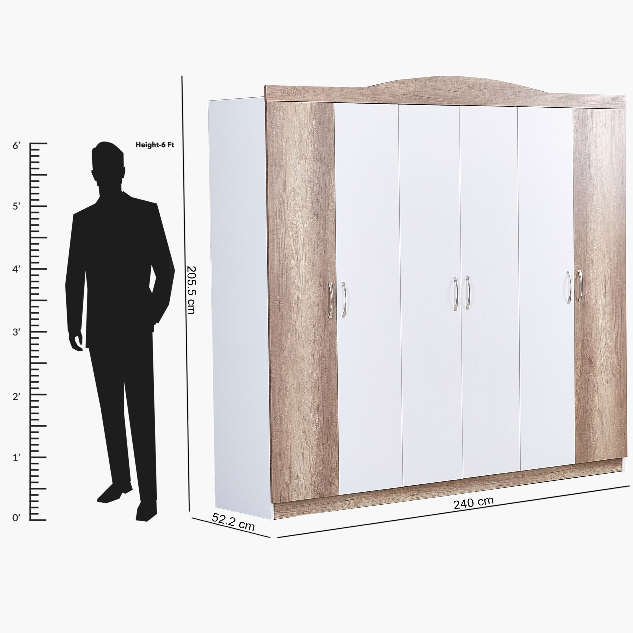 خزانة ملابس 6 أبواب - كامرون من موڤو -hbxfurniture-wardrobes-image-8
