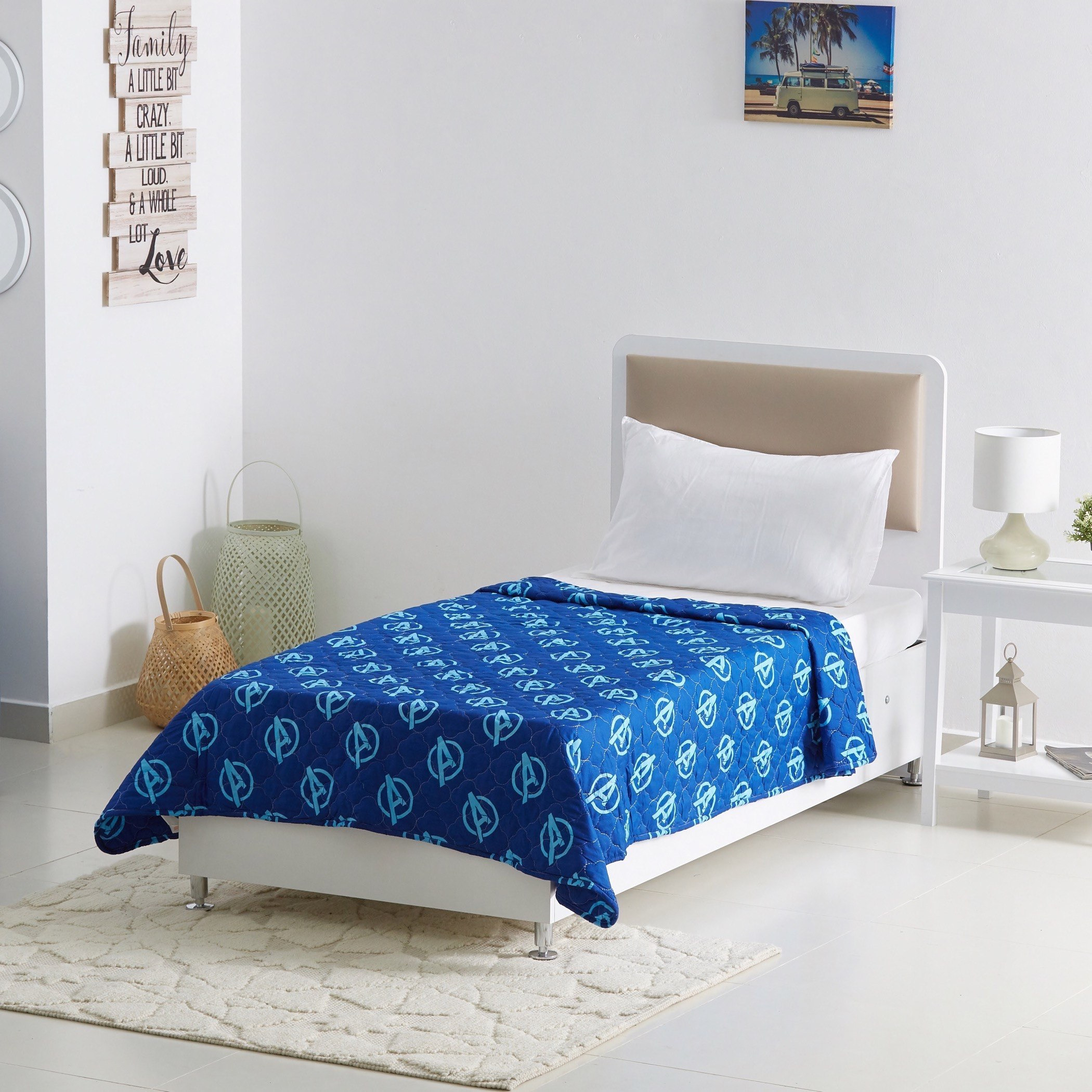 سرير فردي بوحدة تخزين هيدروليكية فانيلا من جوي - 90x200 سم-hbxfurniture-bedsandbedsets-beds-single-image-1