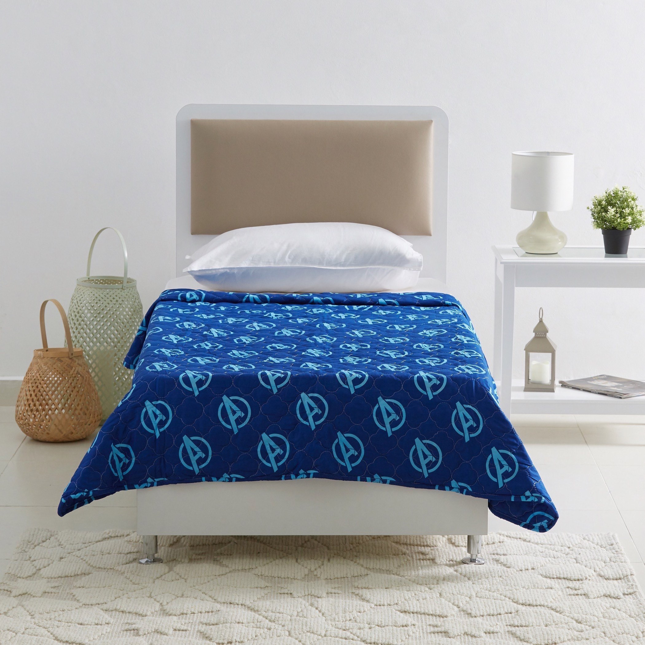 سرير فردي بوحدة تخزين هيدروليكية فانيلا من جوي - 90x200 سم-hbxfurniture-bedsandbedsets-beds-single-image-2