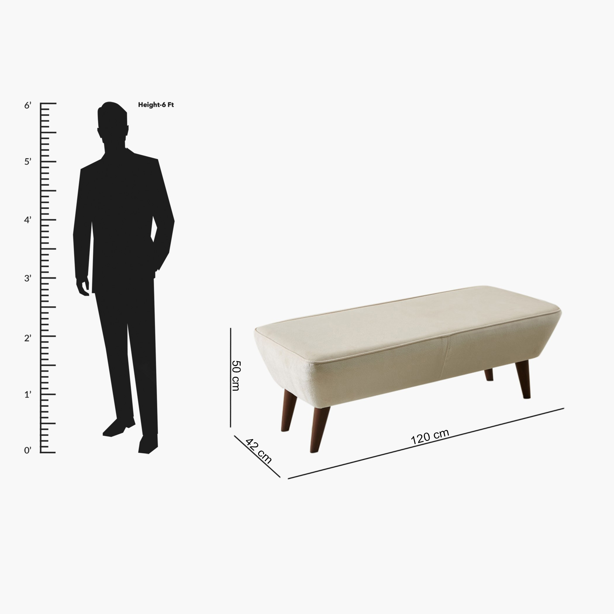 مقعد بنش سرير بمقعدين من كيرفي-hbxfurniture-sofasandarmchairs-benches-image-7