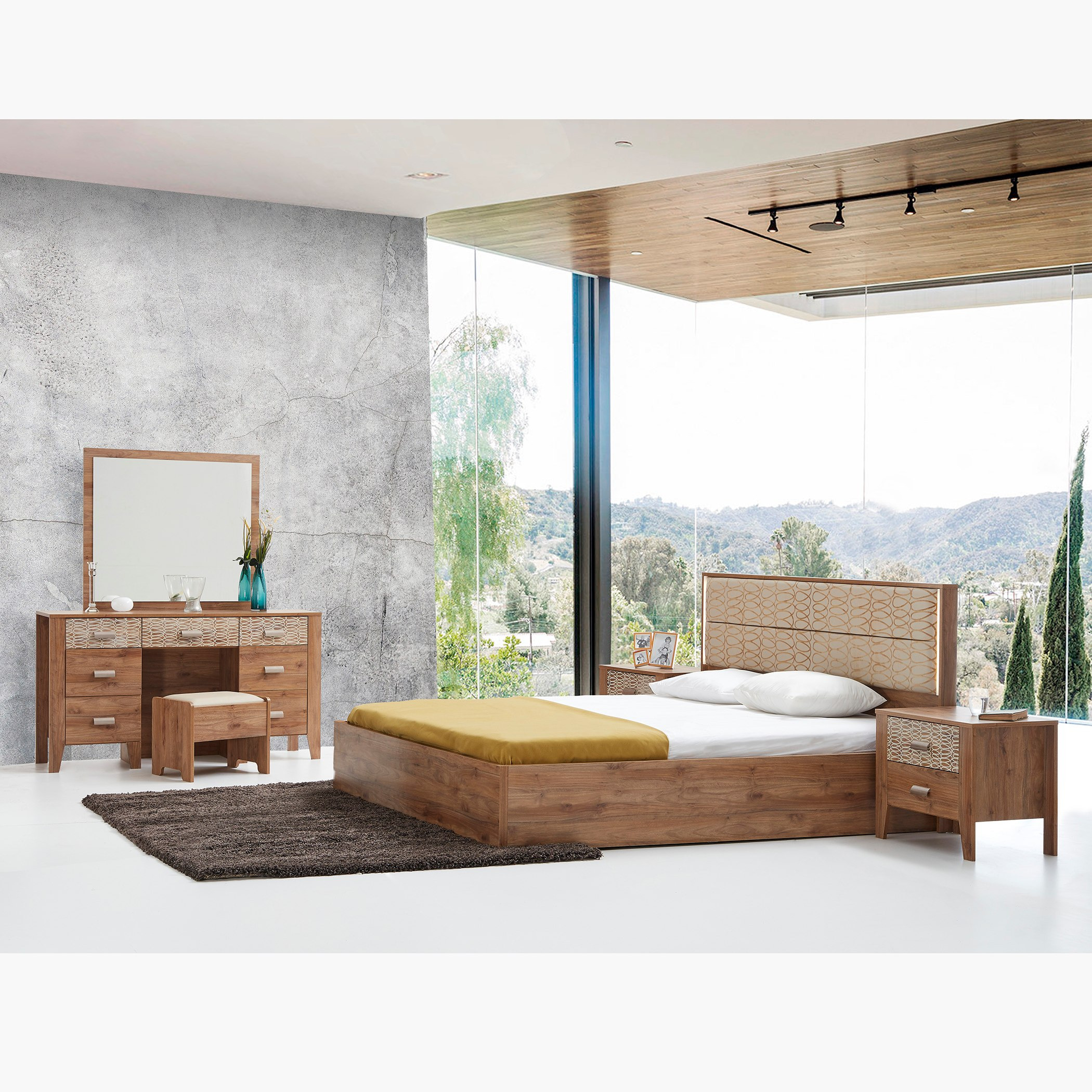 وحدة أدراج بـ5 أدراج بونيل-hbxfurniture-dressersandchests-chestofdrawers-image-6