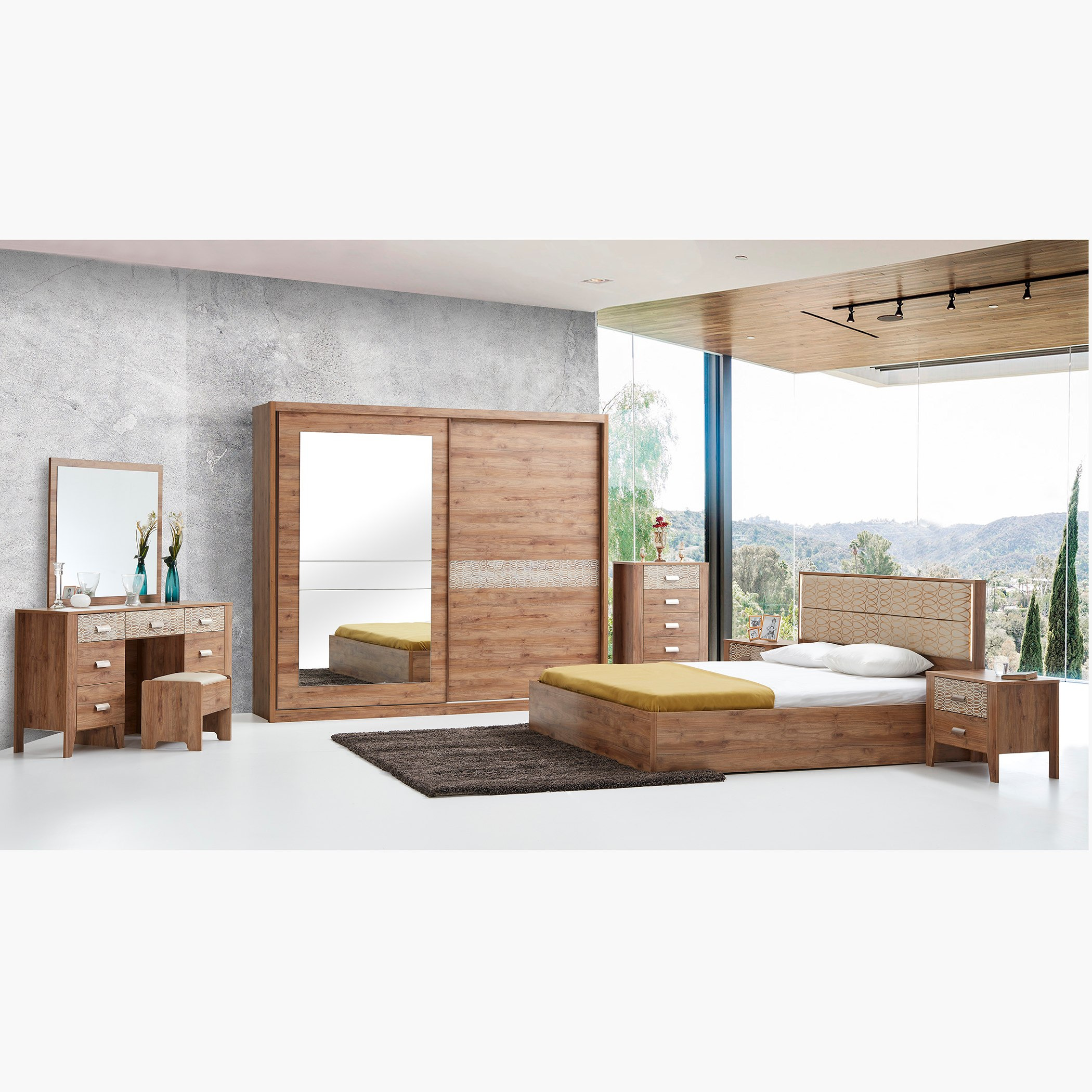 وحدة أدراج بـ5 أدراج بونيل-hbxfurniture-dressersandchests-chestofdrawers-image-7