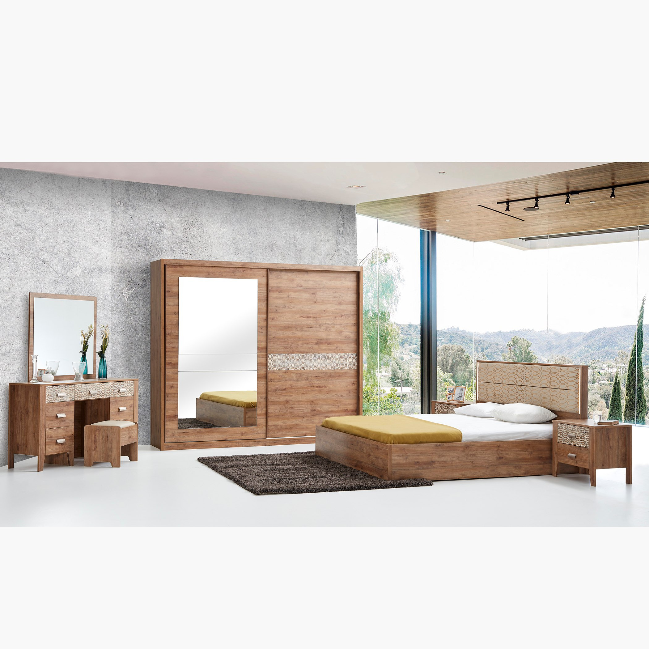 وحدة أدراج بـ5 أدراج بونيل-hbxfurniture-dressersandchests-chestofdrawers-image-8