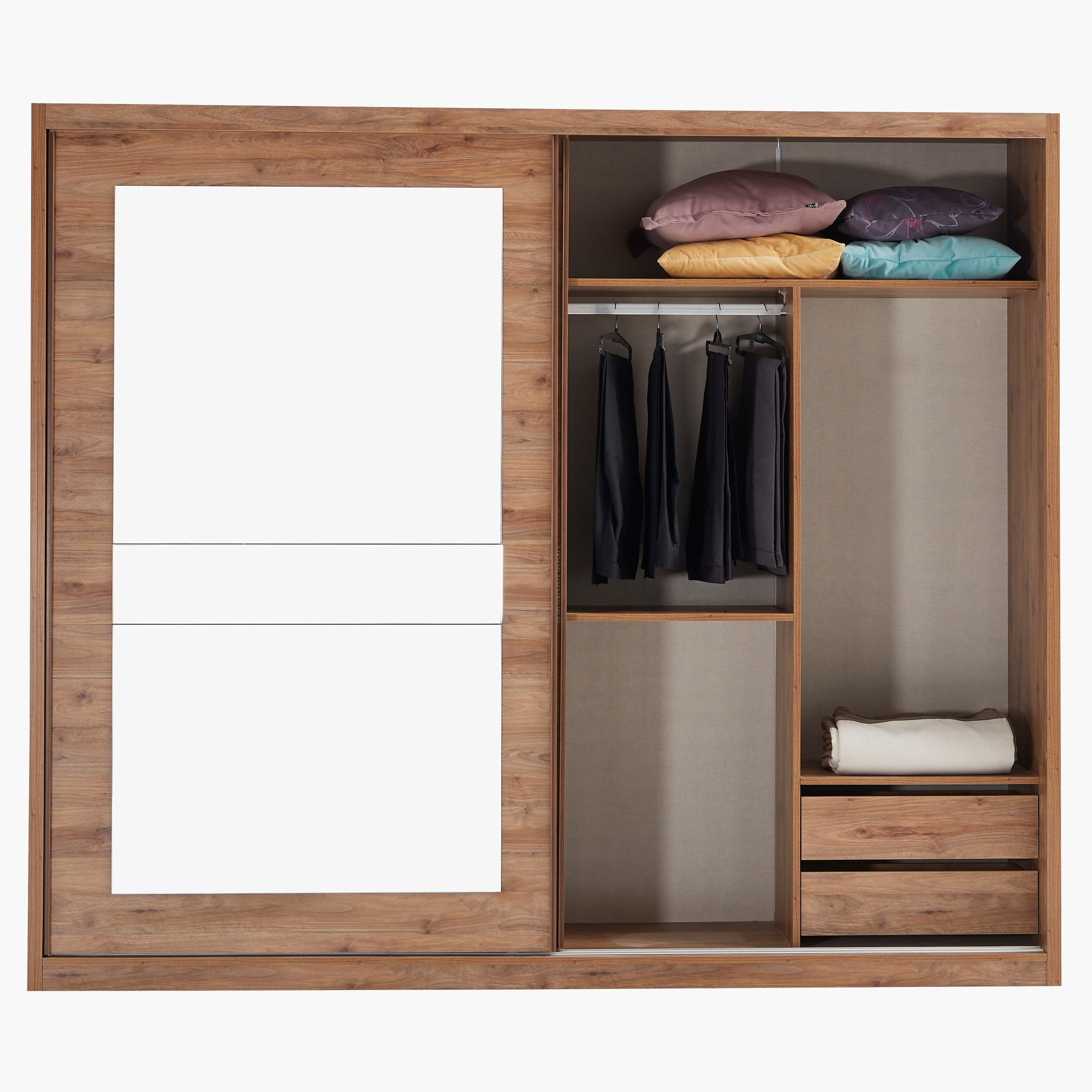 خزانة ملابس بباب انزلاقي مع مرآة من بونيل-hbxfurniture-wardrobes-image-3