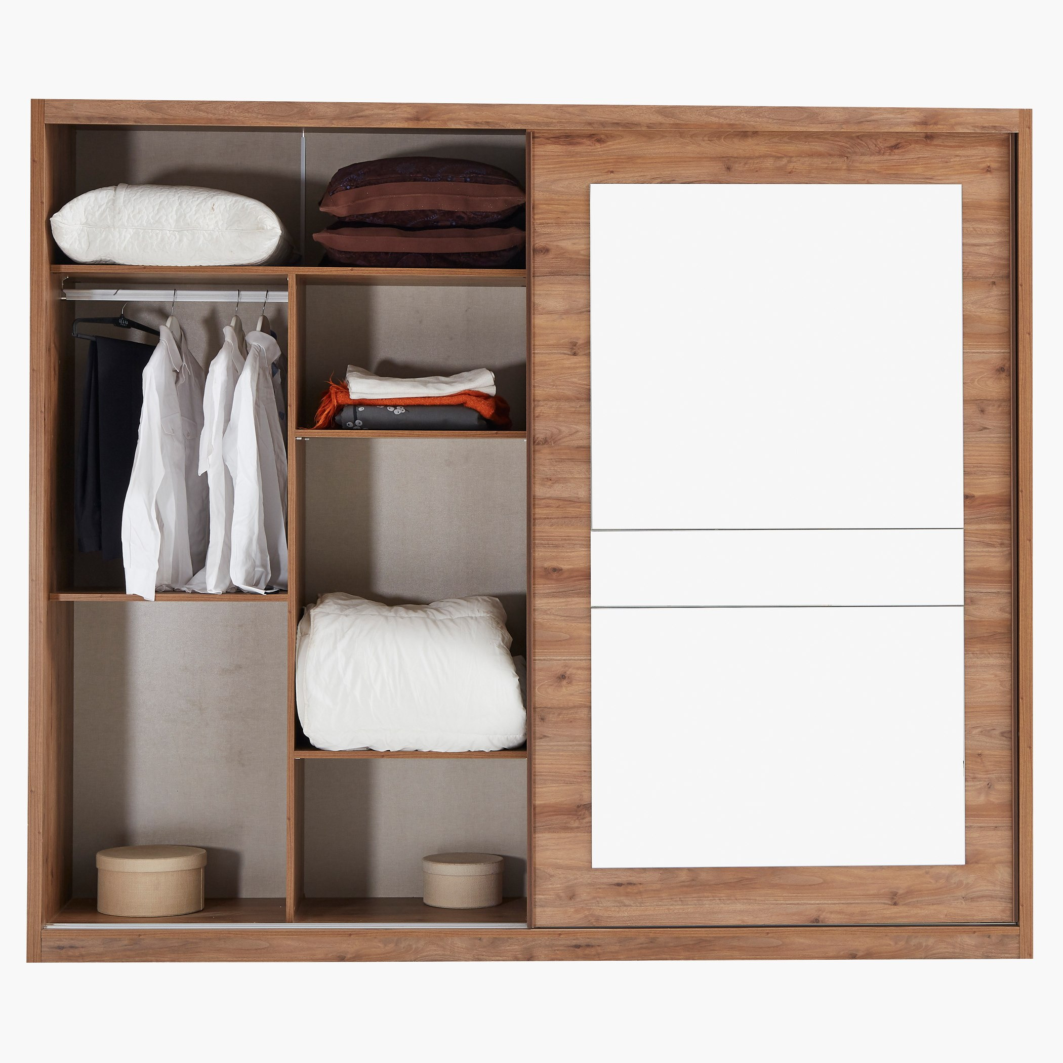 خزانة ملابس بباب انزلاقي مع مرآة من بونيل-hbxfurniture-wardrobes-image-4
