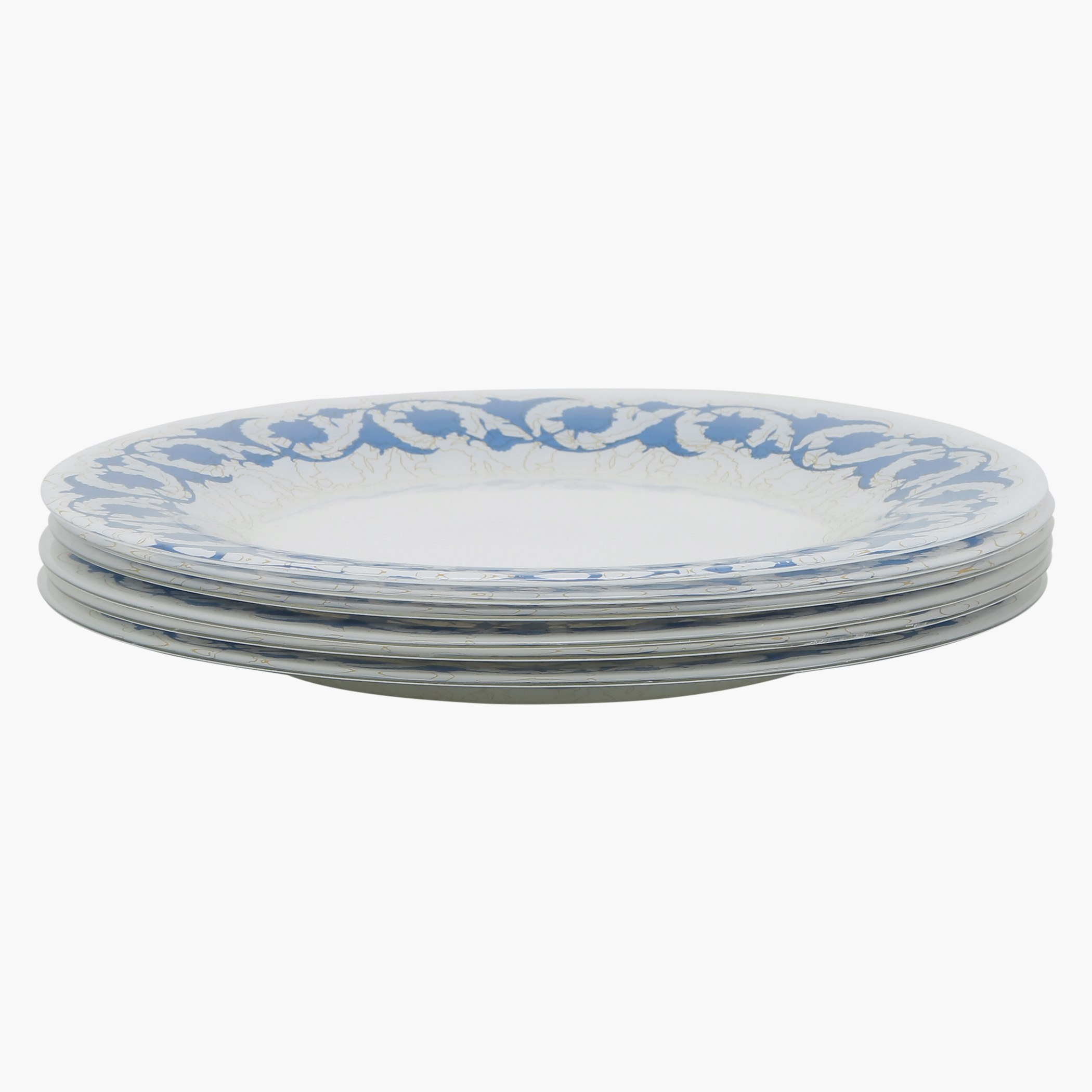 طقم صحون عشاء بطبعات دمشق من 6 قطع-hbxdecorandfurnishings-tabletop-crockery-image-1