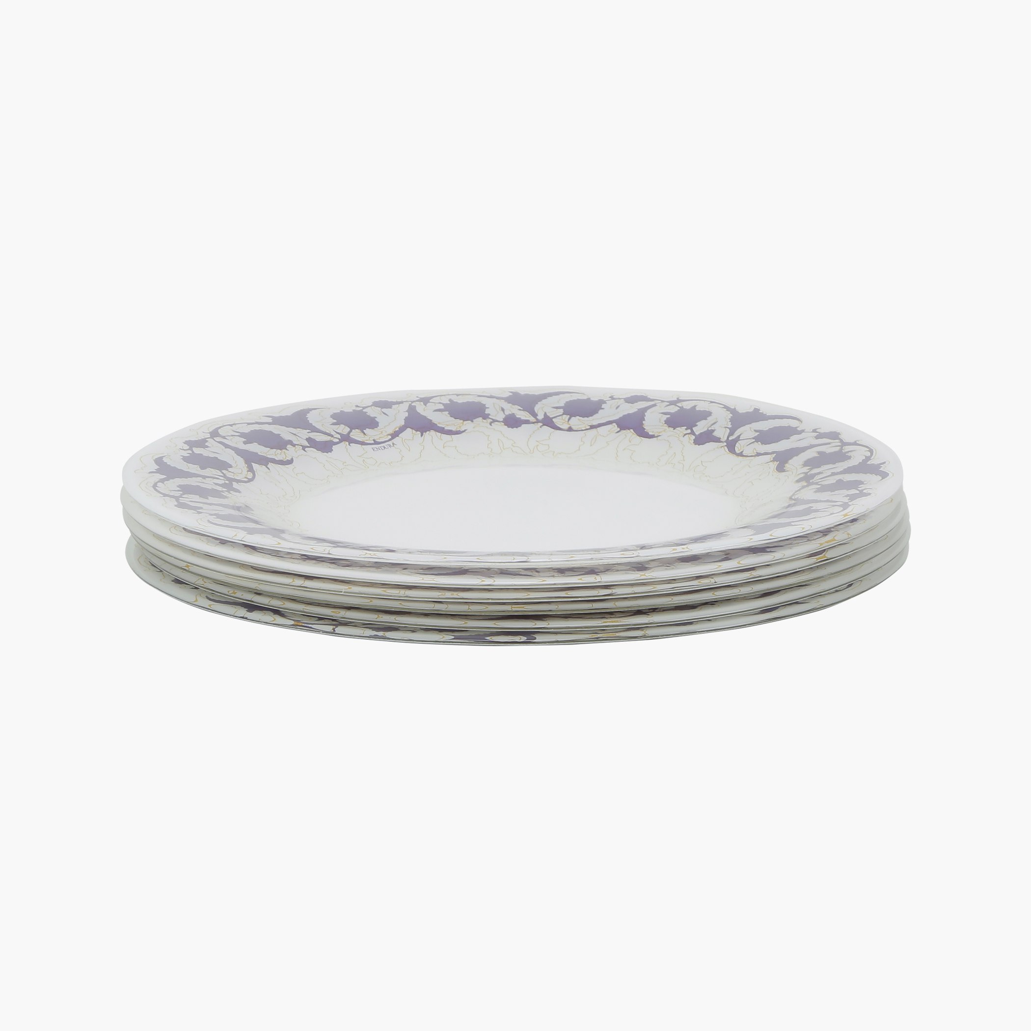 طقم صحون عشاء بطبعات دمشق من 6 قطع-hbxdecorandfurnishings-tabletop-crockery-image-1