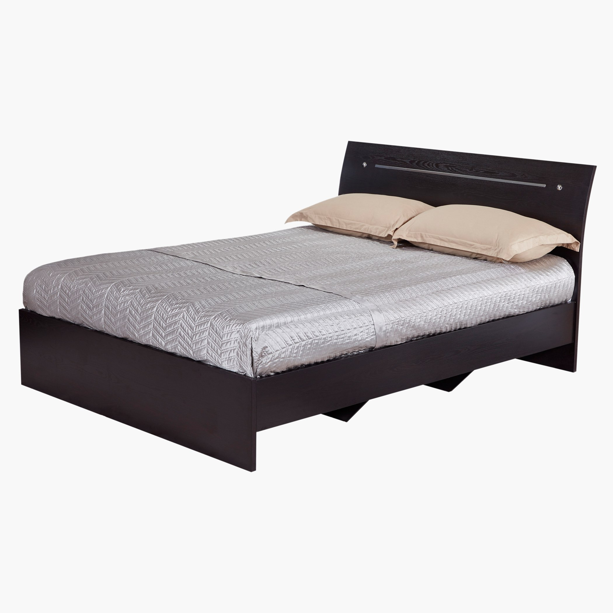 Apollo Queen Bed with Curved Headboard - 150x200 cm-hbxbedroom-bedsandbedsets-beds-queen-image-2