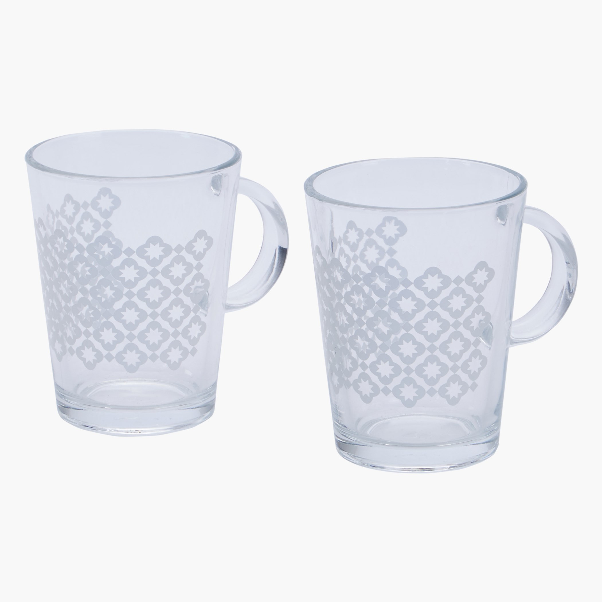 طقم مجات قهوة من قطعتين بطبعات ميداس - 290 مل-hbxdecorandfurnishings-tabletop-crockery-image-1