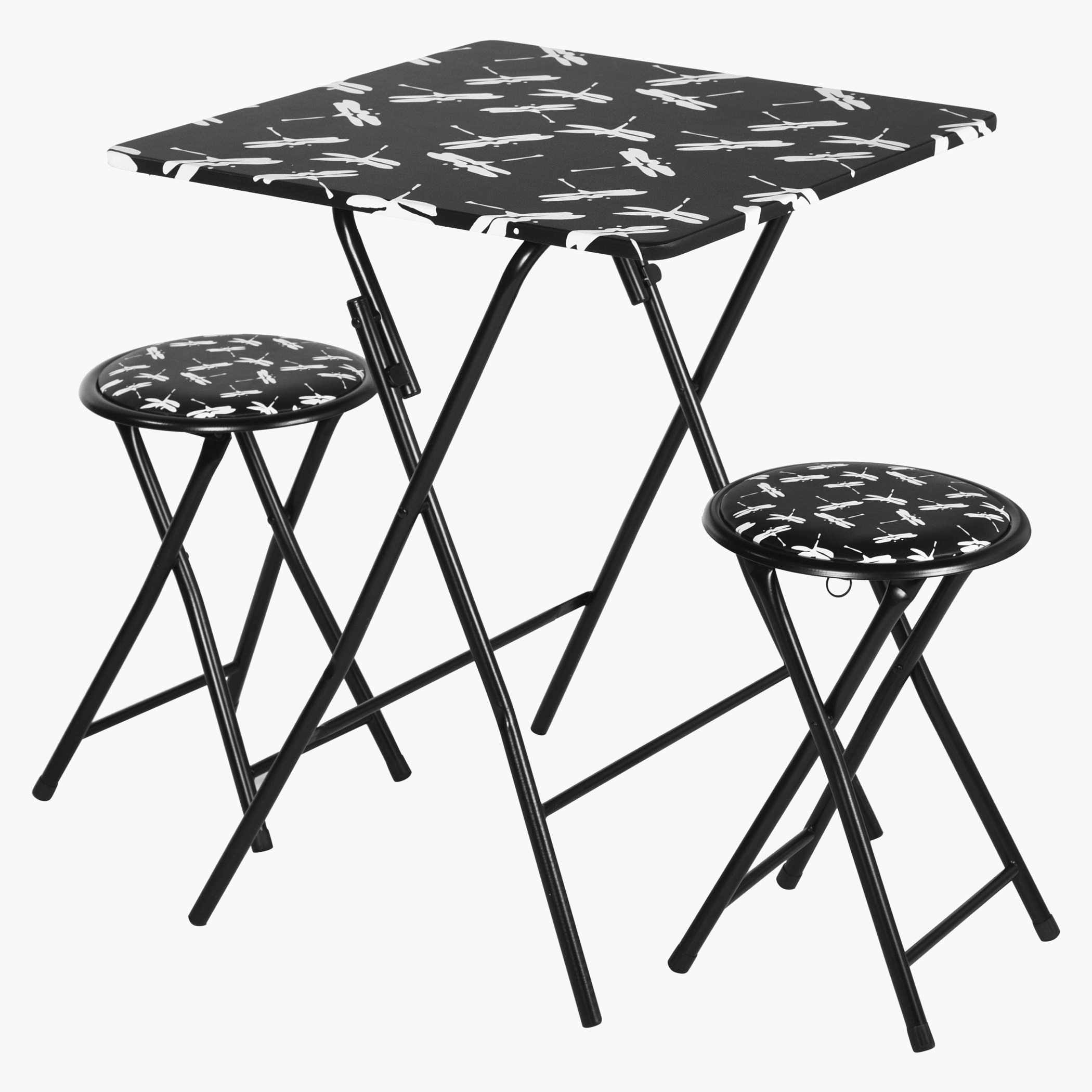 طقم سفرة 3 قطع بطبعات من جوي-hbxfurniture-diningtablesandsets-diningsets-twoseater-image-1