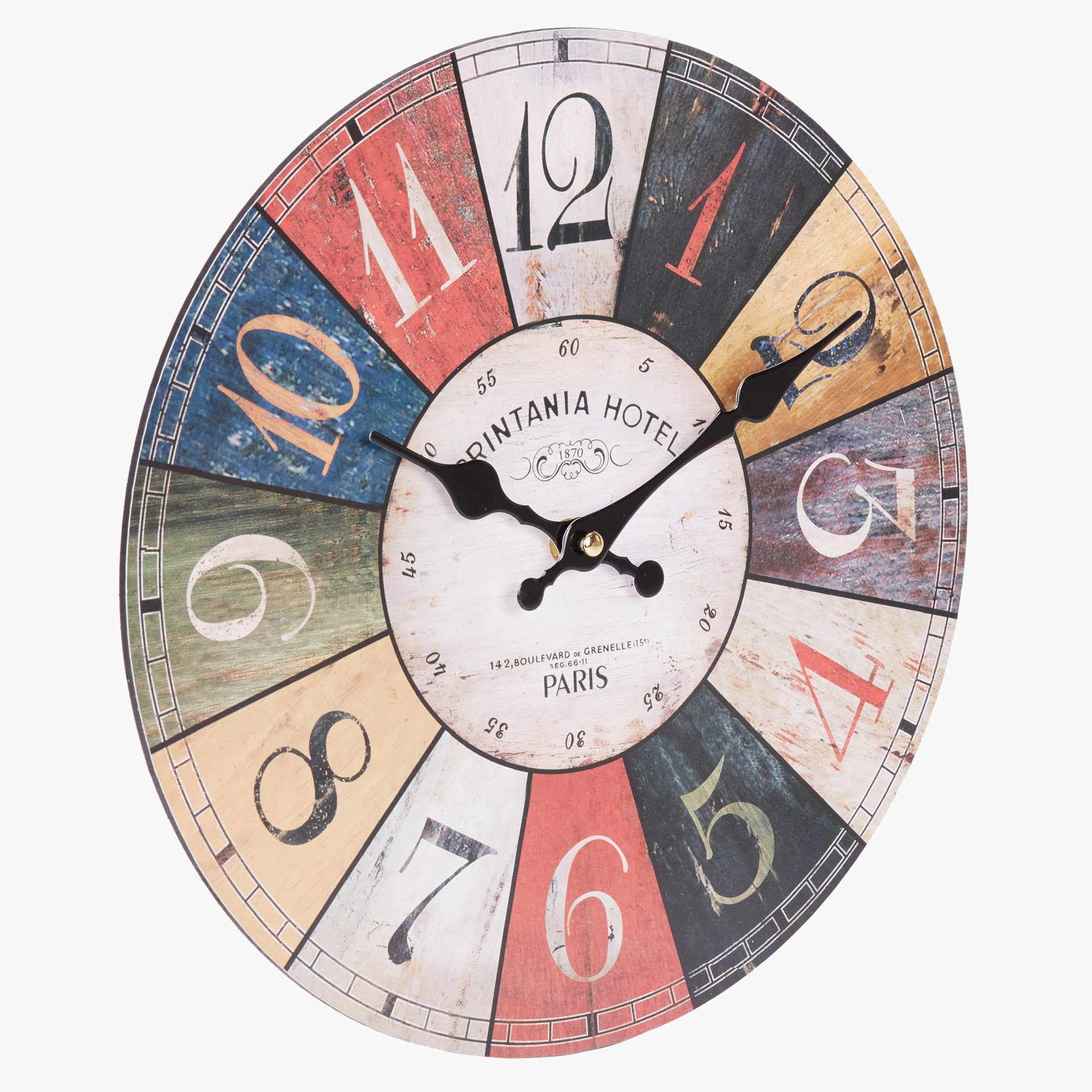 Dart Board Printed Round Wall Clock - 30 cm-PROMO_HB_AE_B1G1_250925-image-2