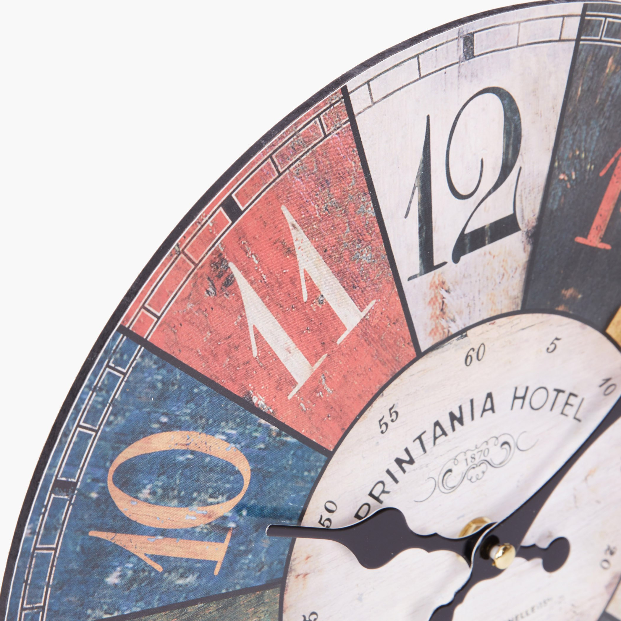 Dart Board Printed Round Wall Clock - 30 cm-PROMO_HB_AE_B1G1_250925-image-3