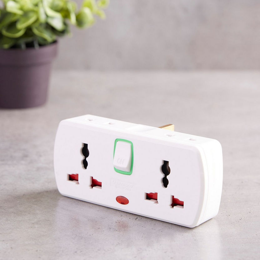 Oshtraco 2-Way Multi Socket with 2-Pin Option-Lighting Accessories-image-0