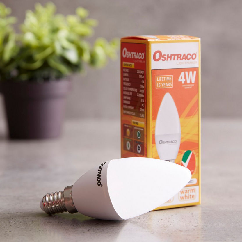 Oshtraco 4 Watt E14 Warm White LED Light-Bulbs-image-0