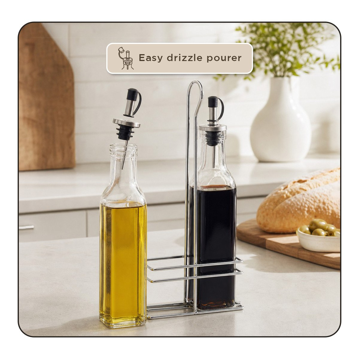 Myra Oil and Vinegar Bottle Set with Stand - 250 ml-hbxhomeware-hbxkitchen-image-9