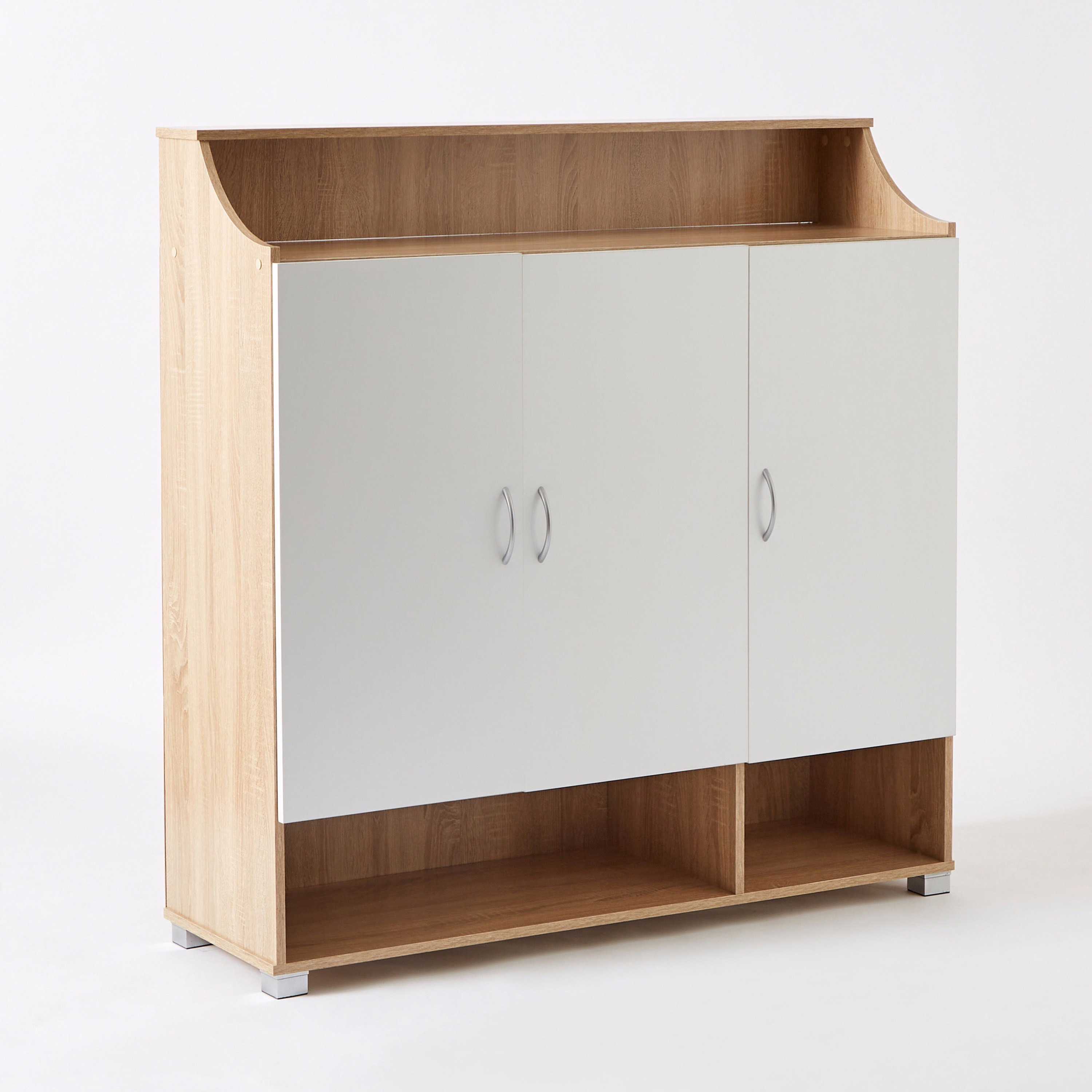 Emotion Rectangular 20-Pair Shoe Cabinet with 3 Doors-hbxbedroom-shoecabinetsandracks-image-10