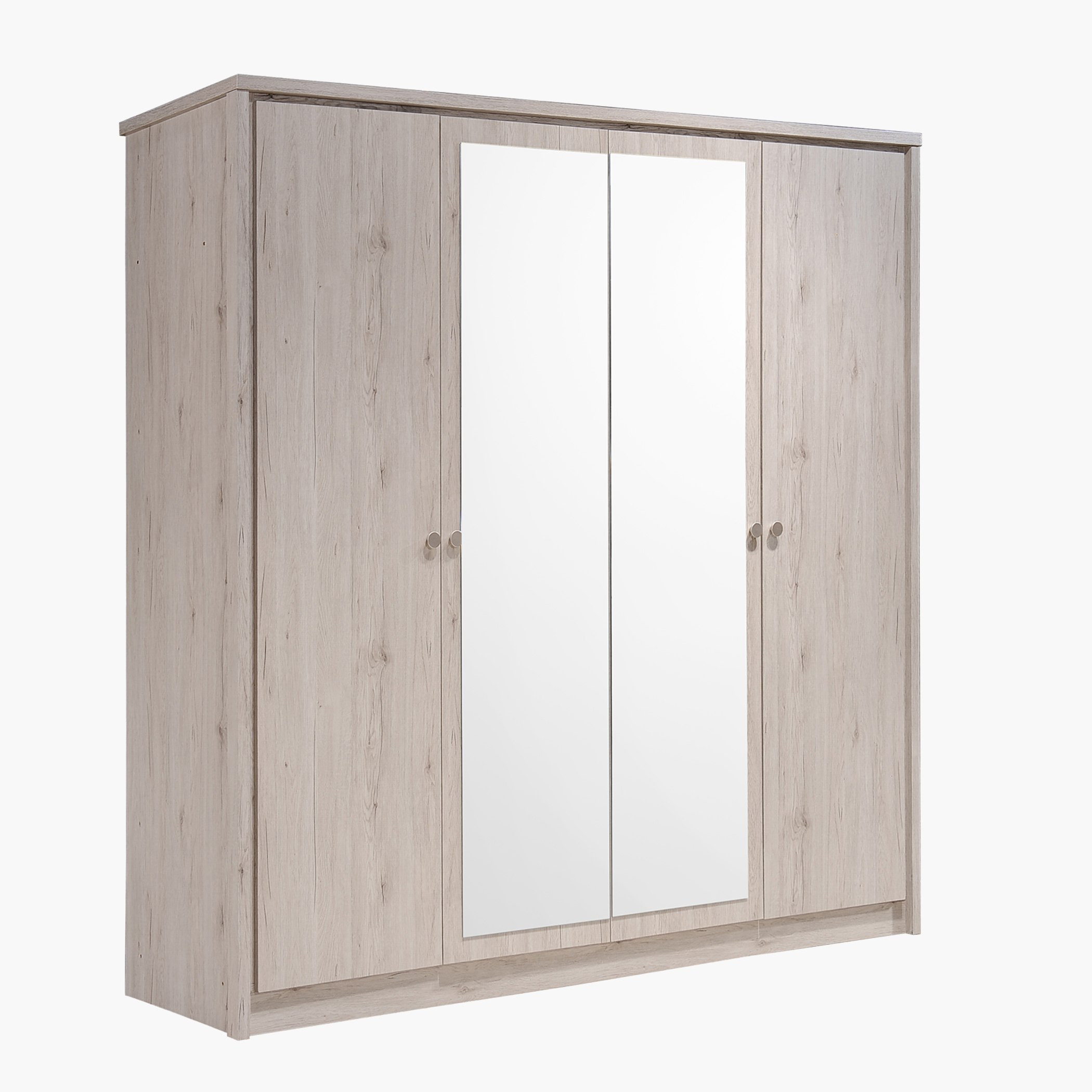 خزانة ملابس بـ4 أبواب مع مرآتين إتزي-hbxfurniture-wardrobes-image-1
