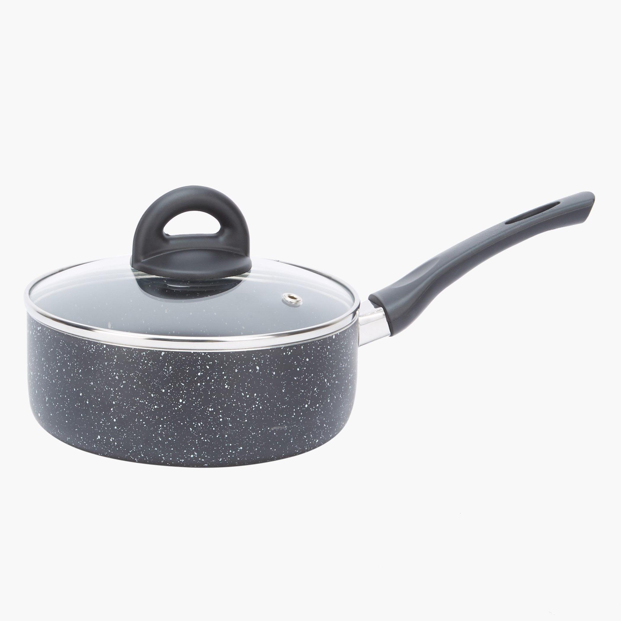 كسرولة غير لاصقة بقاعدة بارزة مع غطاء من أونيكس - 18 سم-hbxkitchen-kitchenware-foodpreparation-image-1