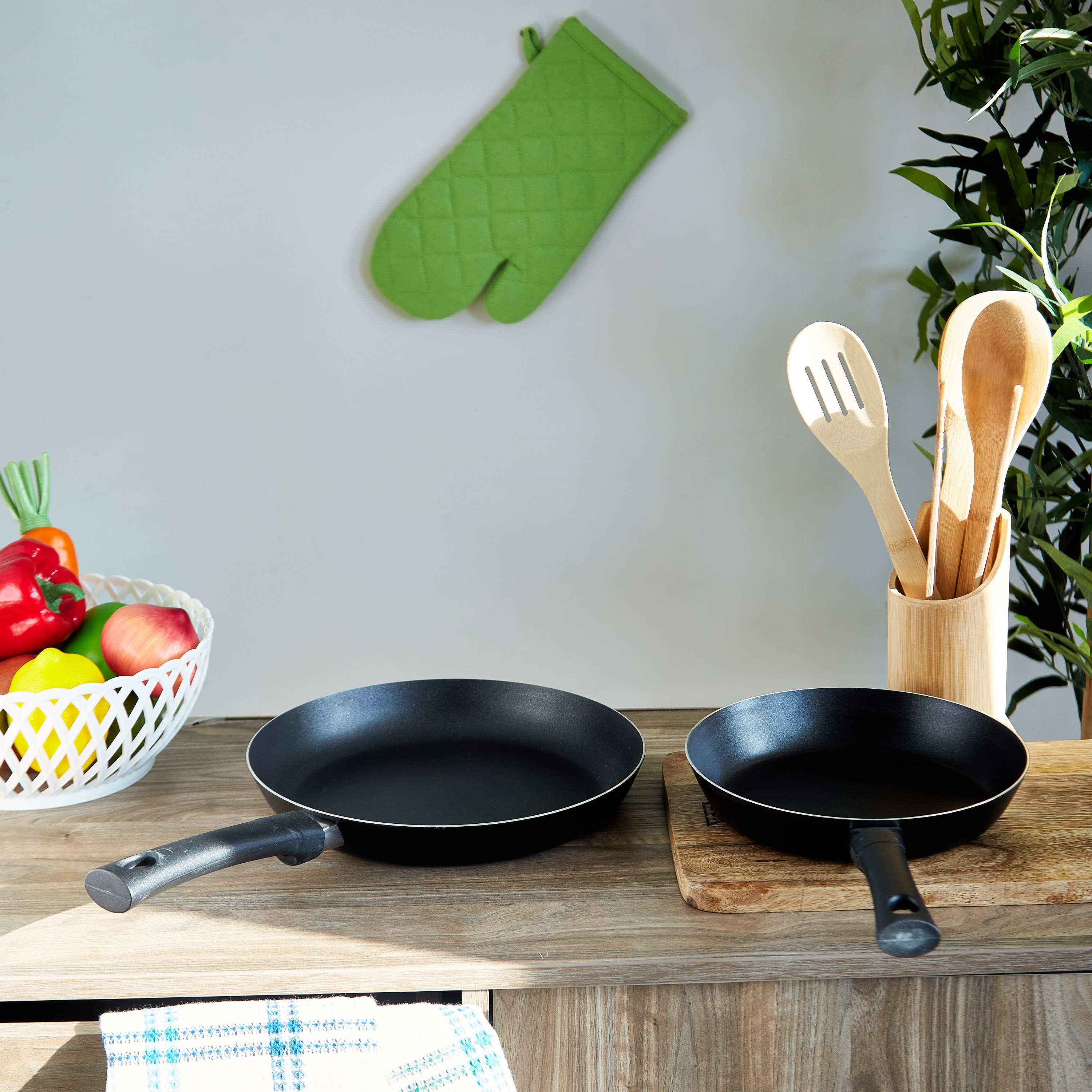 طقم مقلاة غير قابل للالتصاق من سمارت شيف - قطعتين-hbxkitchen-kitchenware-foodpreparation-image-2