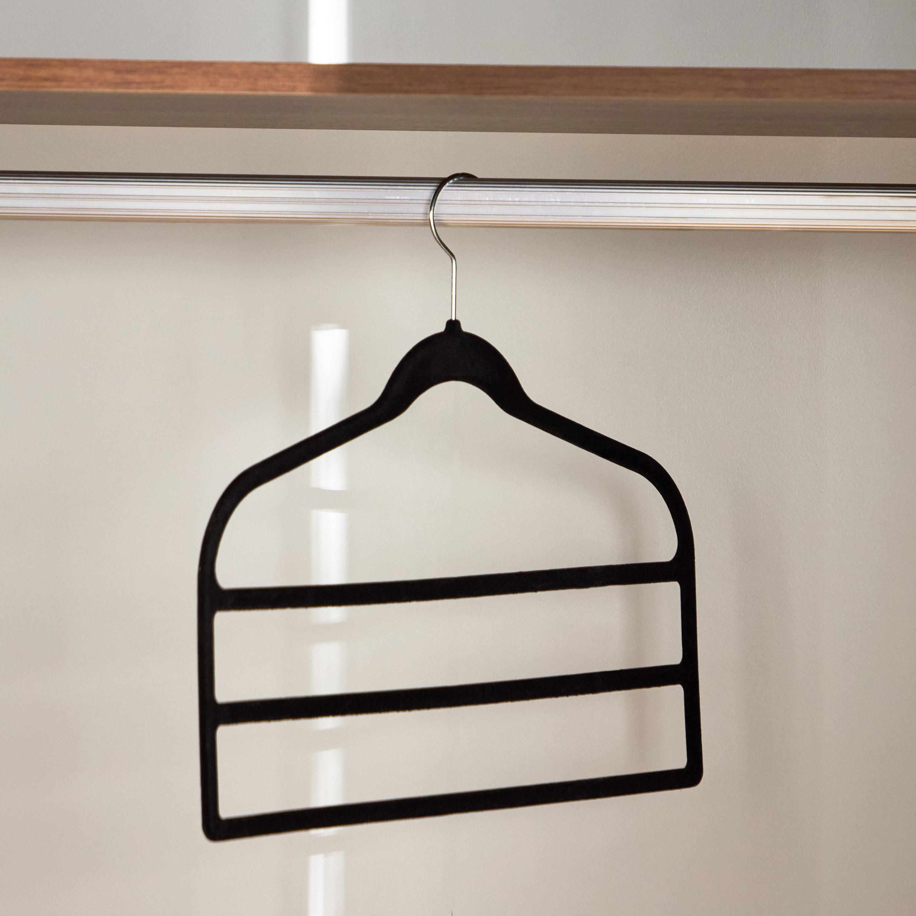 علّاقة مخملية بـ3 قضبان-hbxhomeware-bathandlaundry-clothesdryingracks-image-2