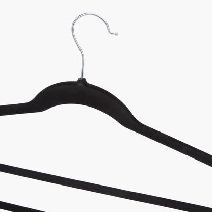 Velvet Hanger with 3 Bars-Hangers-image-1