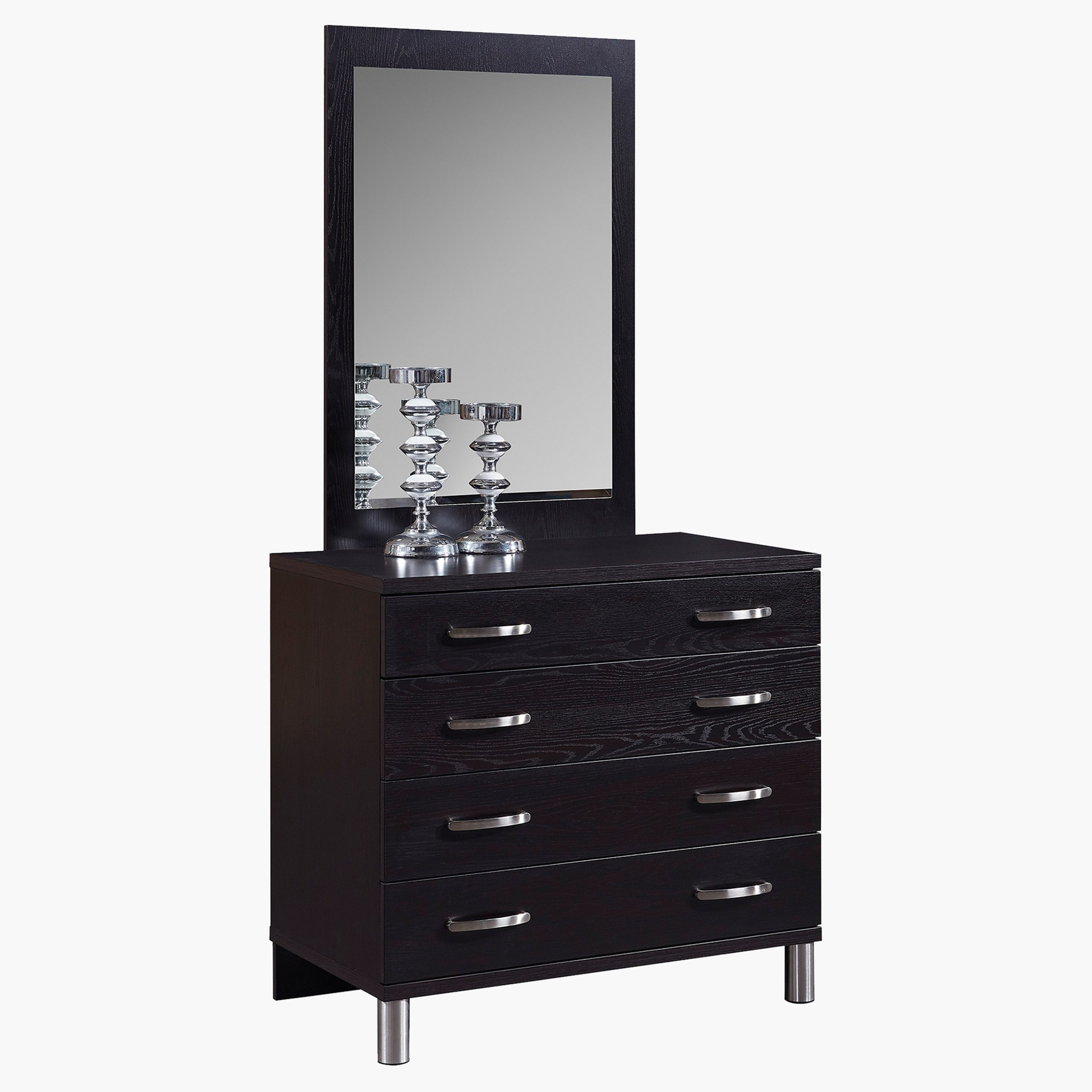 مرآة دون طاولة تزيين صغيرة 4 أدراج من أبولو-hbxfurniture-kidsroom-kidsdressersandmirrors-image-1
