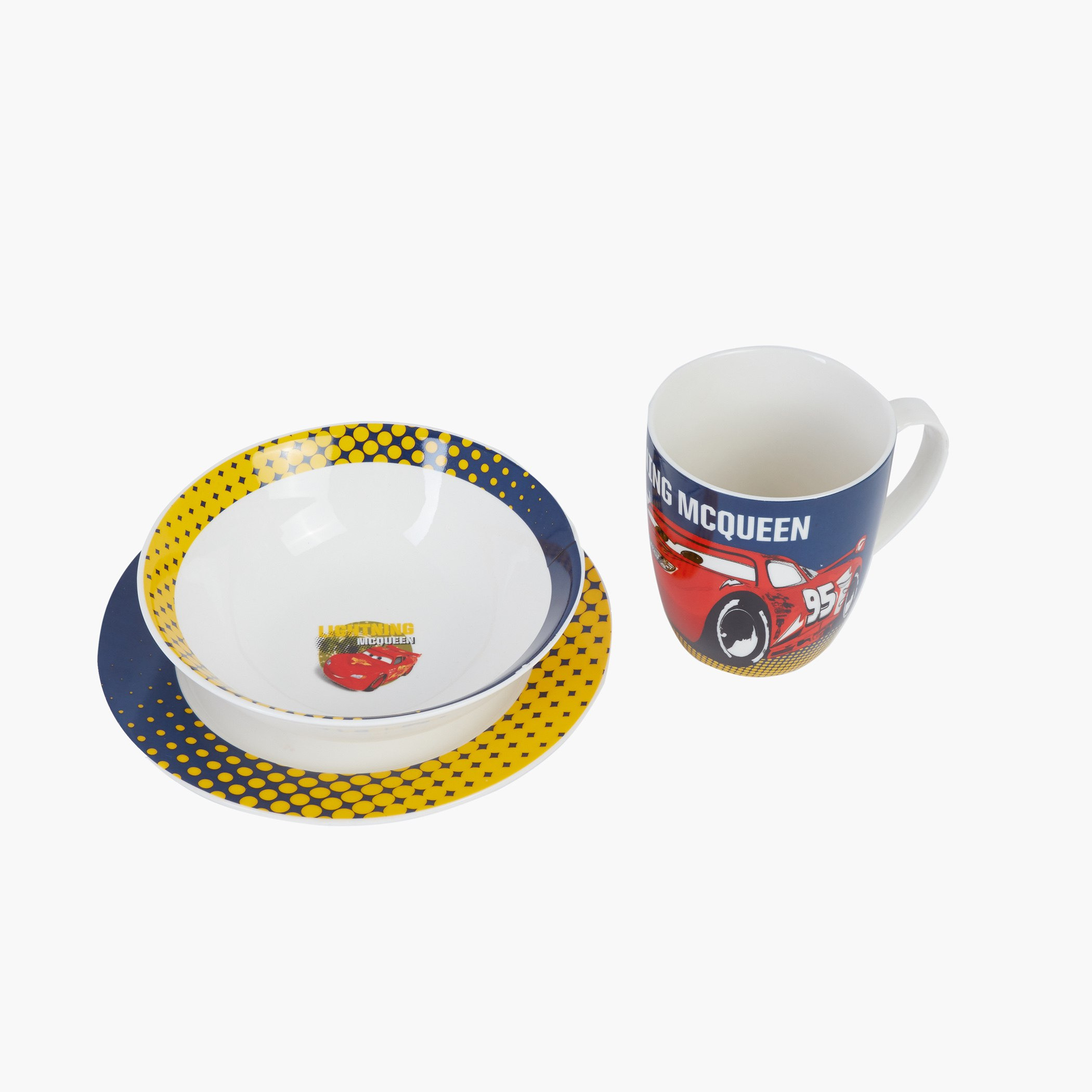 Cars Printed 3-Piece Breakfast Set-hbxhomeware-hbxkidsandyouth-image-3