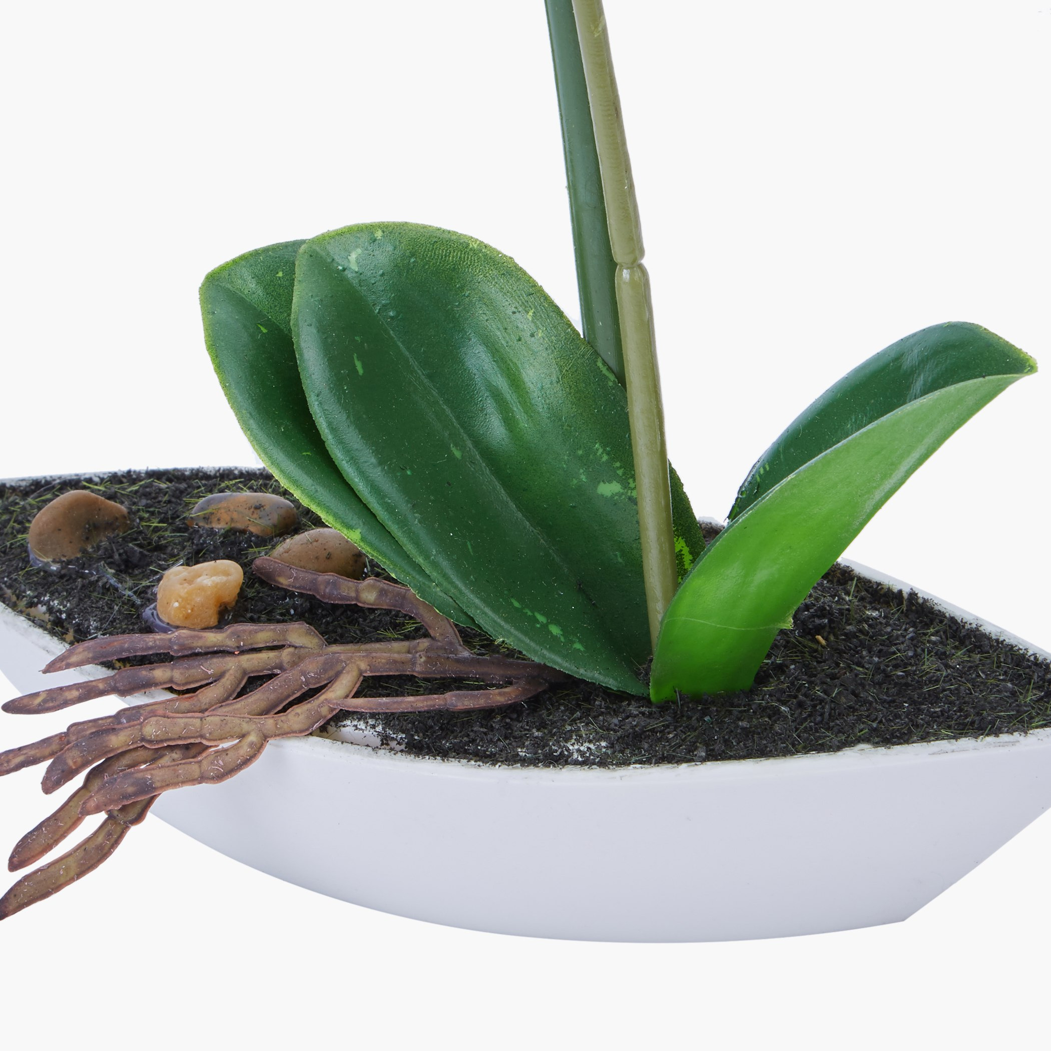 إناء زهرة أوركيد مزخرف-hbxdecorandfurnishings-homeaccessories-artificialflowersandplants-image-3
