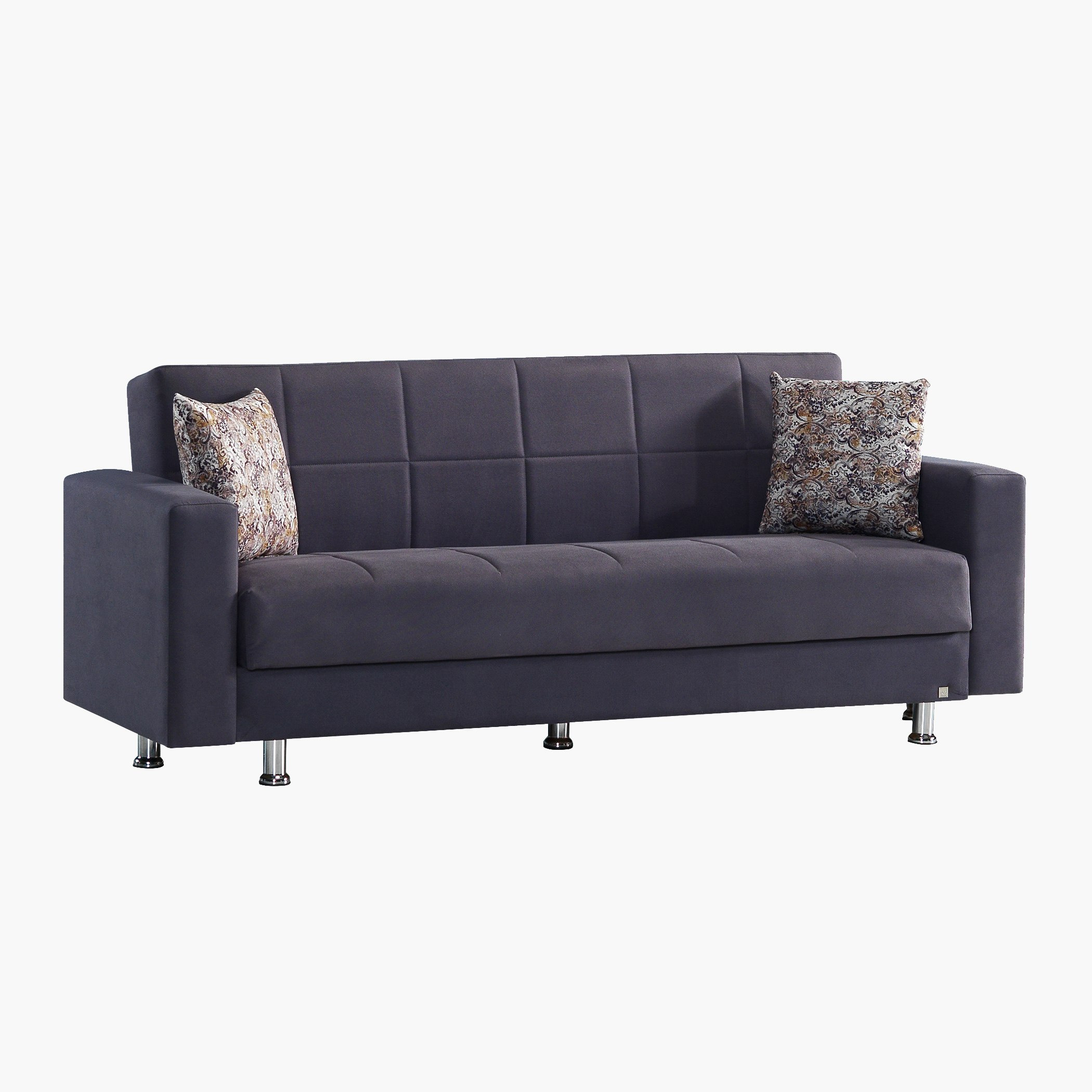 Zeus Velvet Sofa Bed with Storage and 2 Cushions-PROMO_HB_KSA_HBX10_190925-image-2