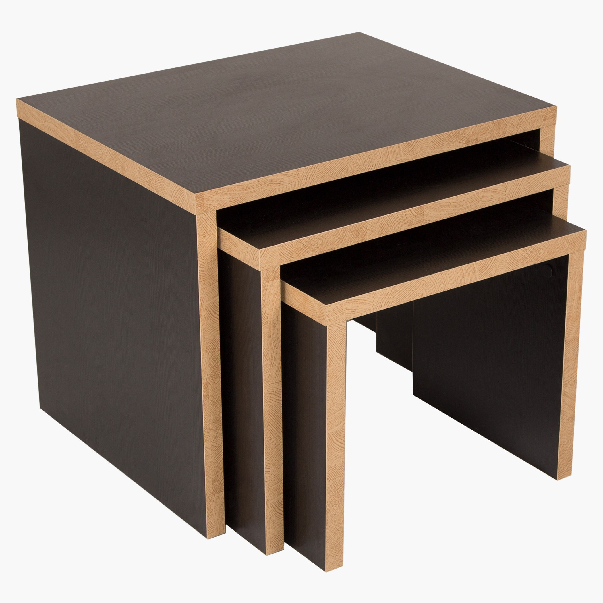 طقم طاولات متداخلة مستطيلة برومو - 3 قطع-hbxfurniture-livingroom-nestingtables-image-1