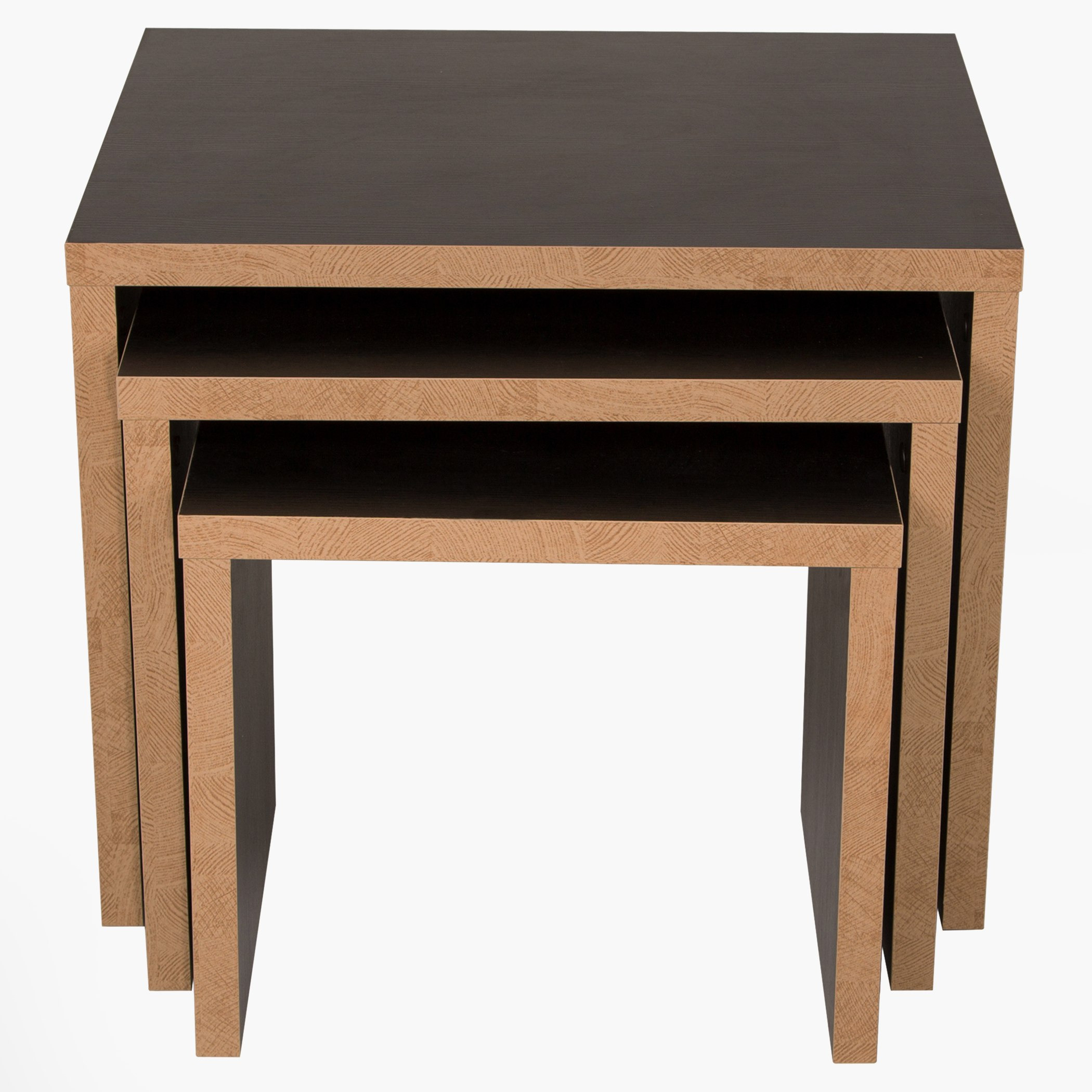 طقم طاولات متداخلة مستطيلة برومو - 3 قطع-hbxfurniture-livingroom-nestingtables-image-2