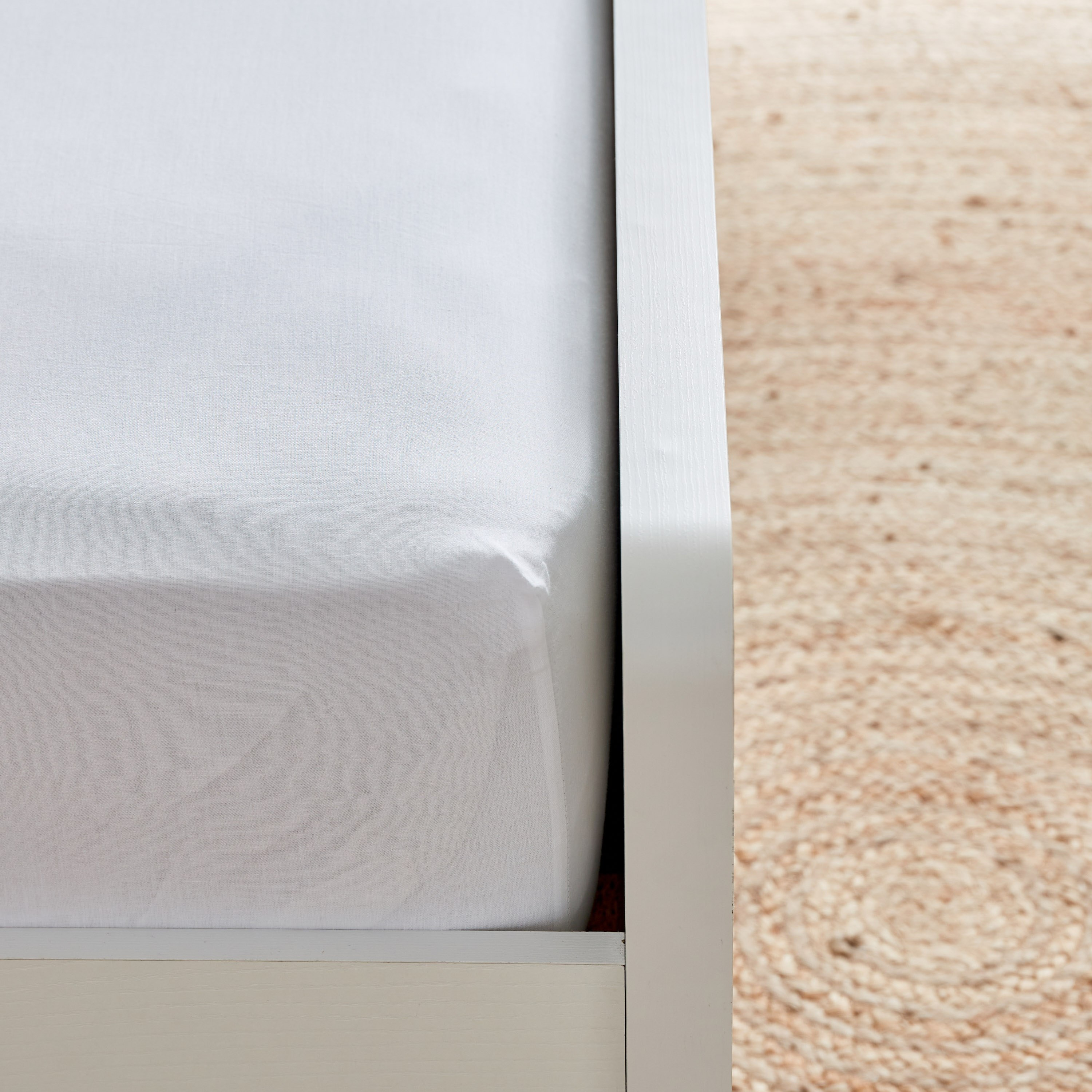 Essential Super King Cotton Fitted Sheet - 200x200+25 cm-hbxhomeware-bedding-fittedsheets-image-3