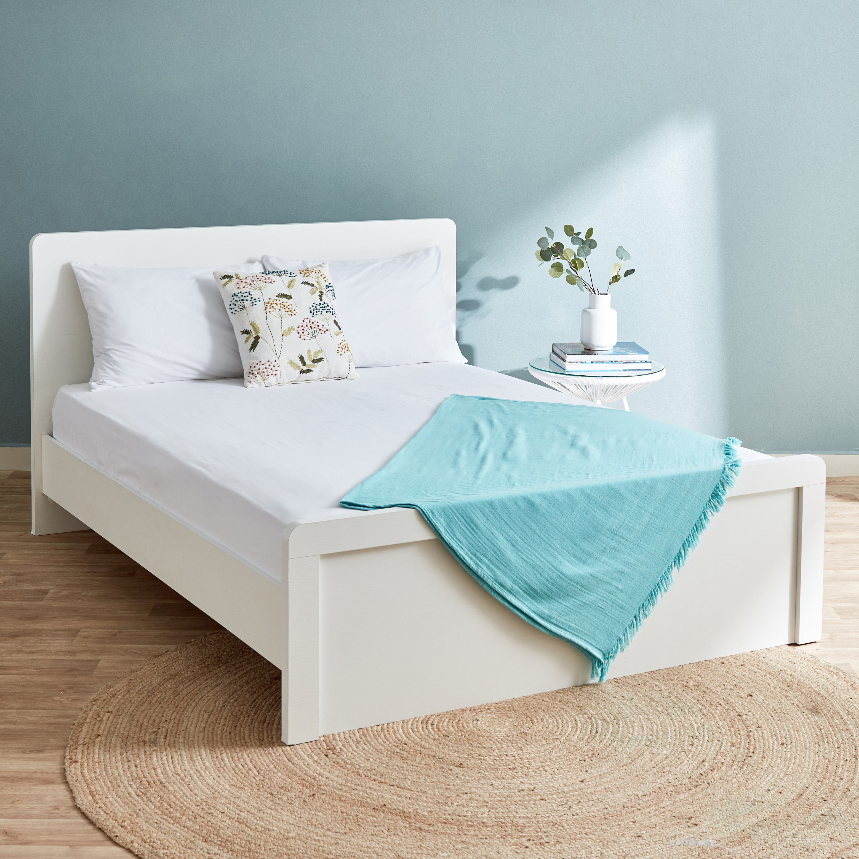 Essential Super King Cotton Fitted Sheet - 200x200+25 cm-hbxhomeware-bedding-fittedsheets-image-7
