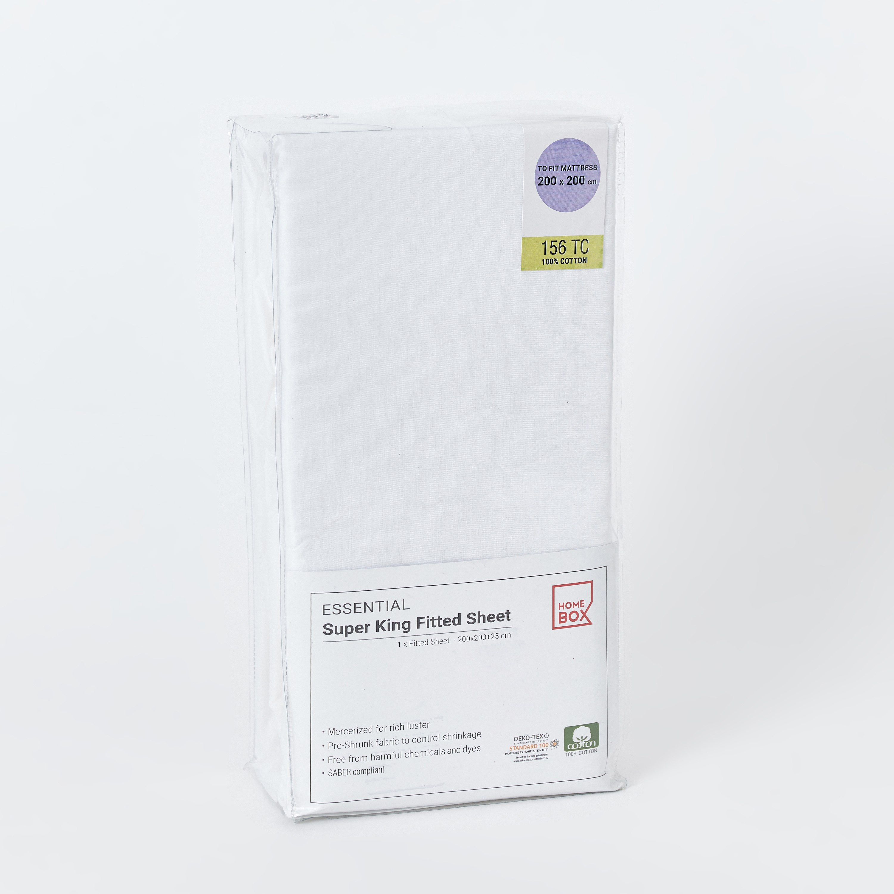 Essential Super King Cotton Fitted Sheet - 200x200+25 cm-hbxhomeware-bedding-fittedsheets-image-8