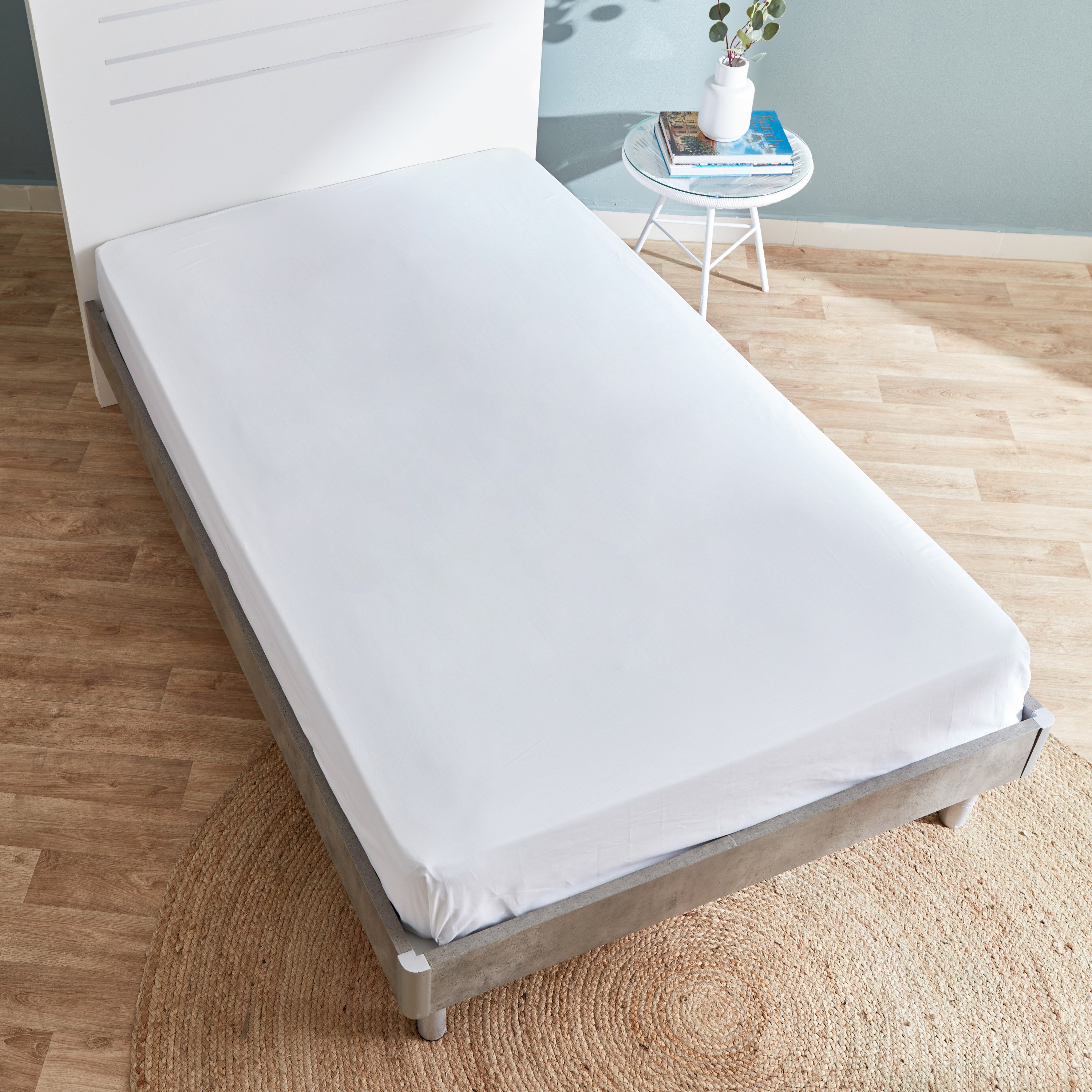 شرشف مسطّح مزدوج من إيسينشيال - 170x260 سم-hbxhomeware-hbxbedroom-image-4
