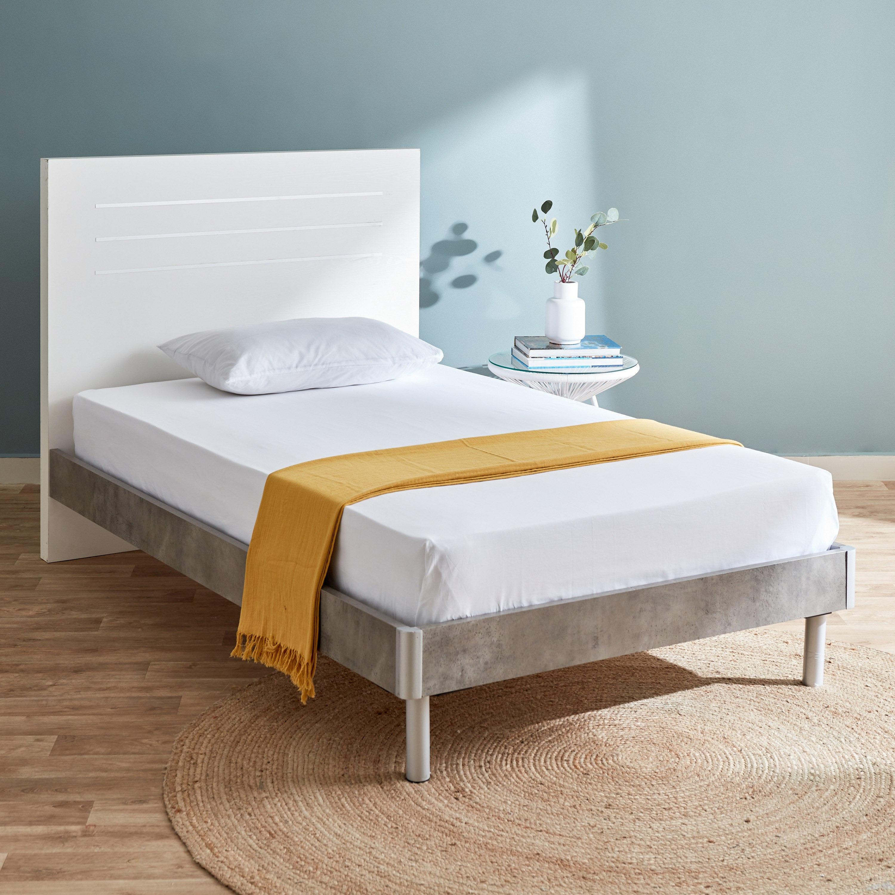 شرشف مسطّح مزدوج من إيسينشيال - 170x260 سم-hbxhomeware-hbxbedroom-image-5